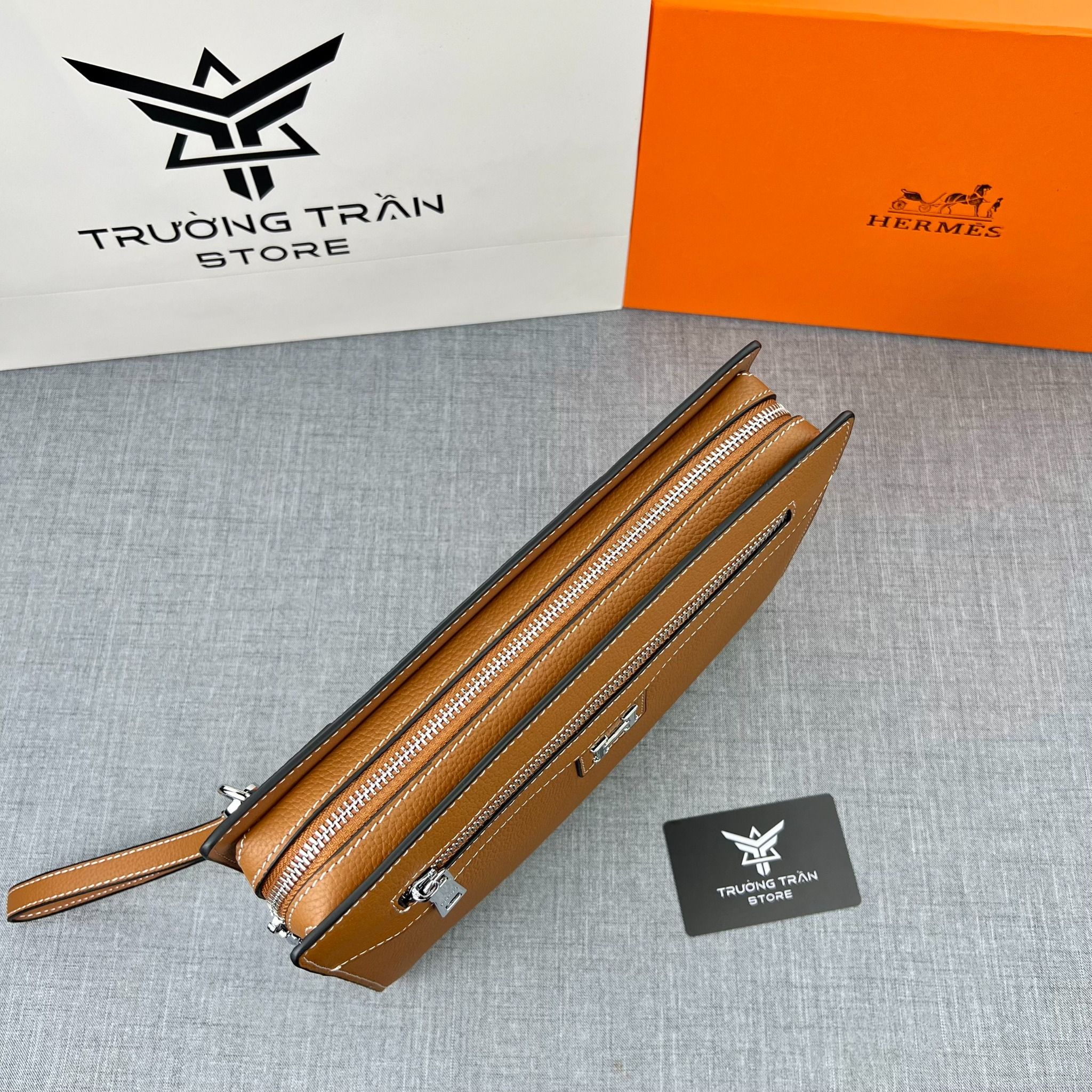 Clutch - Ví Khóa Số Hermes - Nam - CLTT313