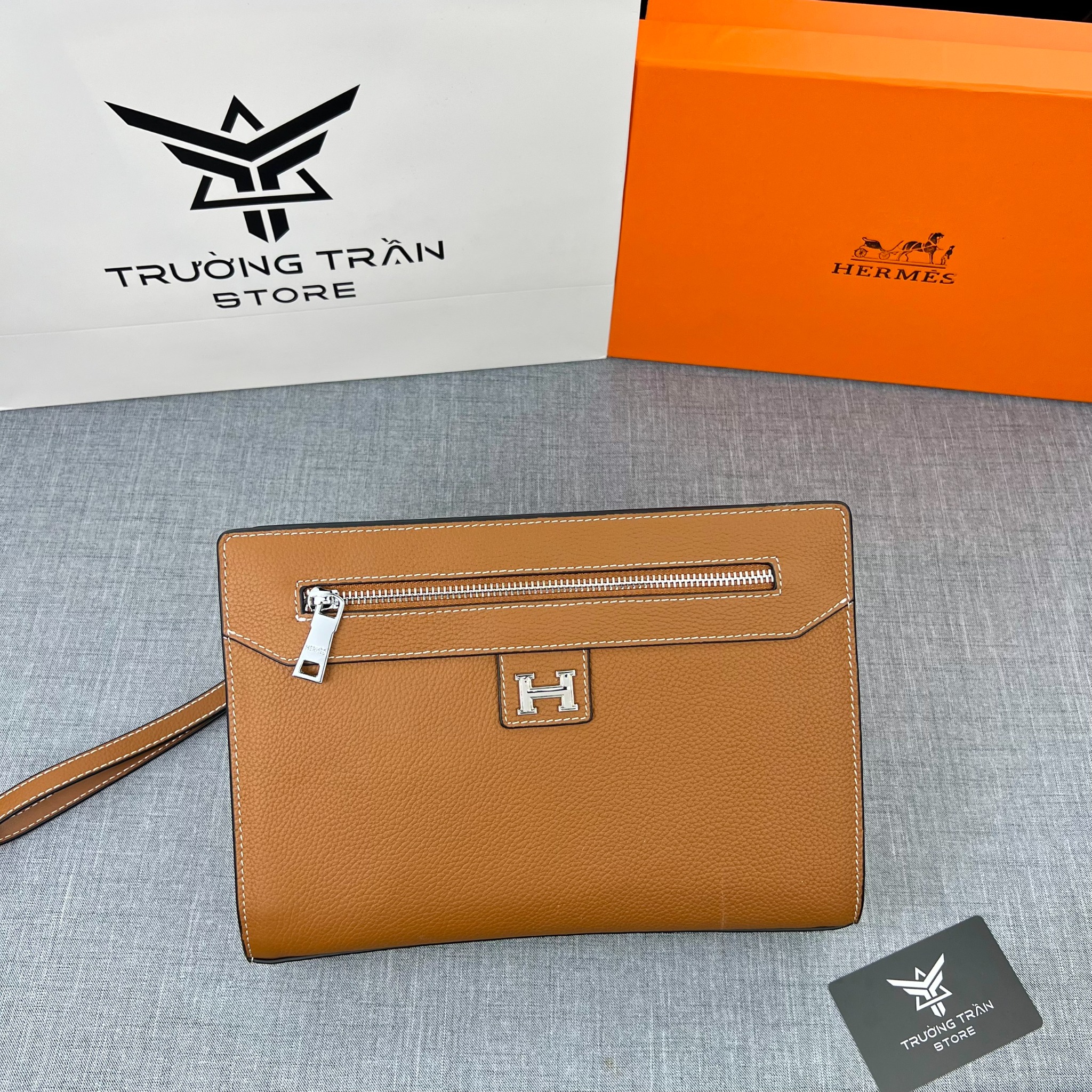 Clutch - Ví Khóa Số Hermes - Nam - CLTT313