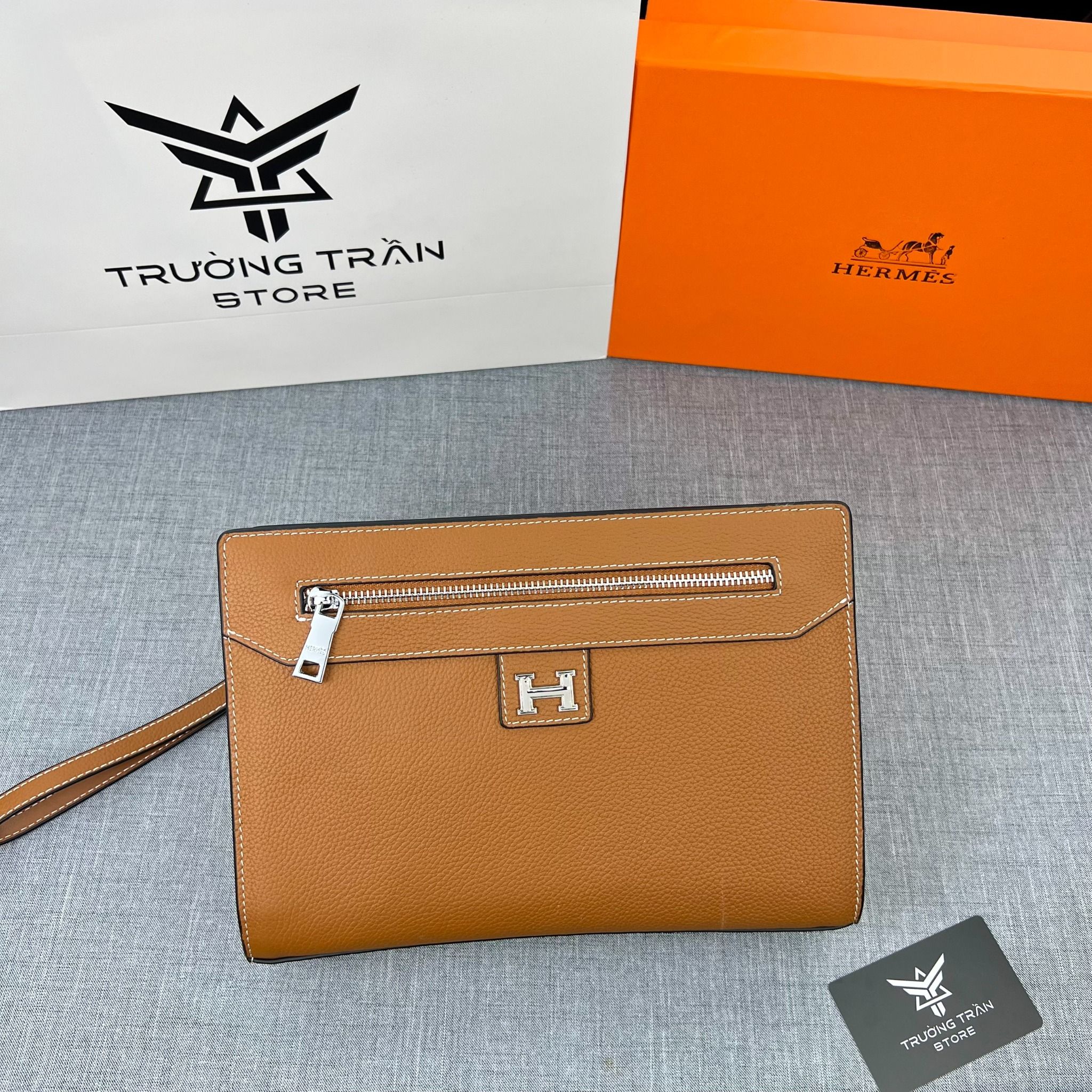 Clutch - Ví Khóa Số Hermes - Nam - CLTT313