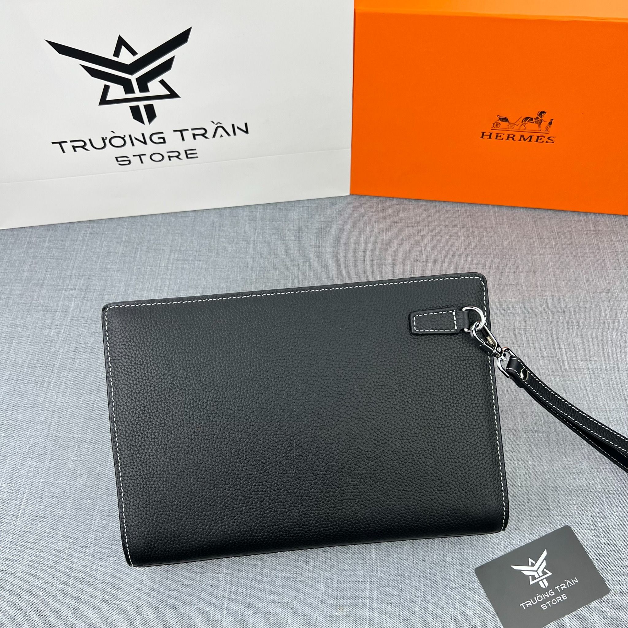 Clutch - Ví Khóa Số Hermes - Nam - CLTT315