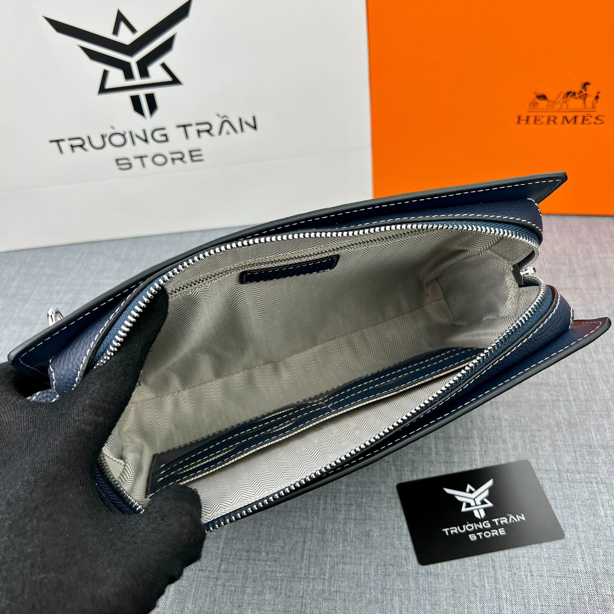 Clutch - Ví Khóa Số Hermes - Nam - CLTT314