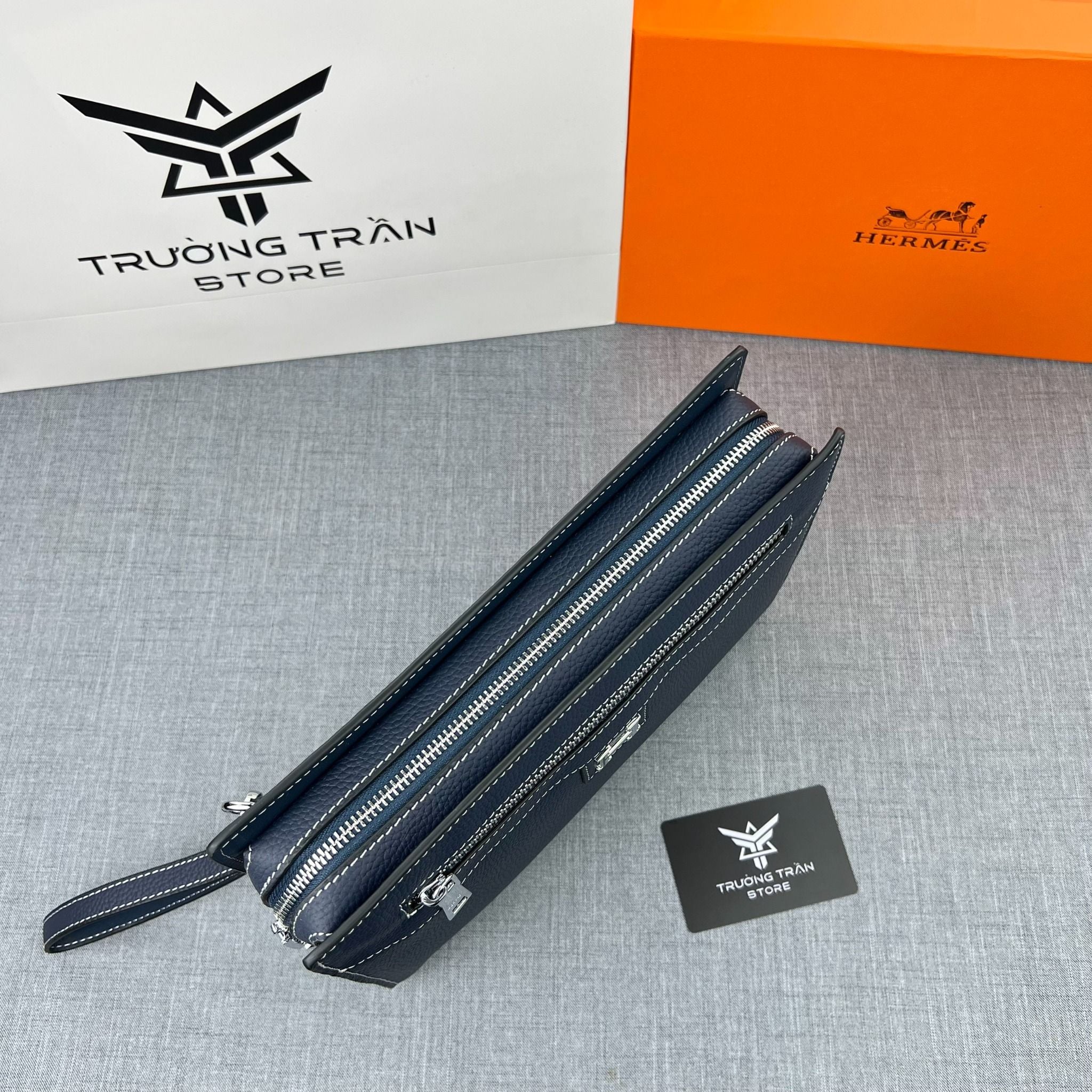 Clutch - Ví Khóa Số Hermes - Nam - CLTT314