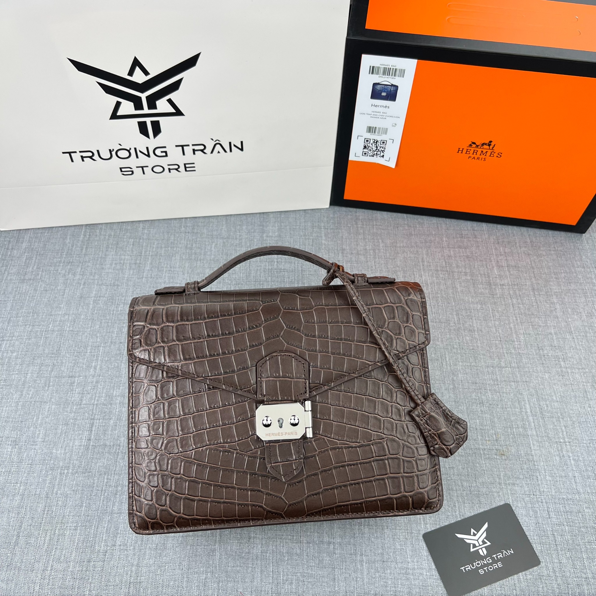 Clutch - Ví Cầm Tay Hermes - Nam - CLTT303