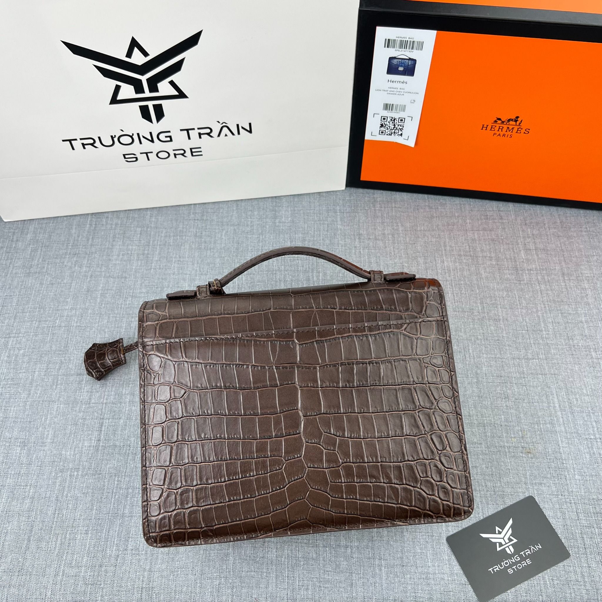 Clutch - Ví Cầm Tay Hermes - Nam - CLTT303