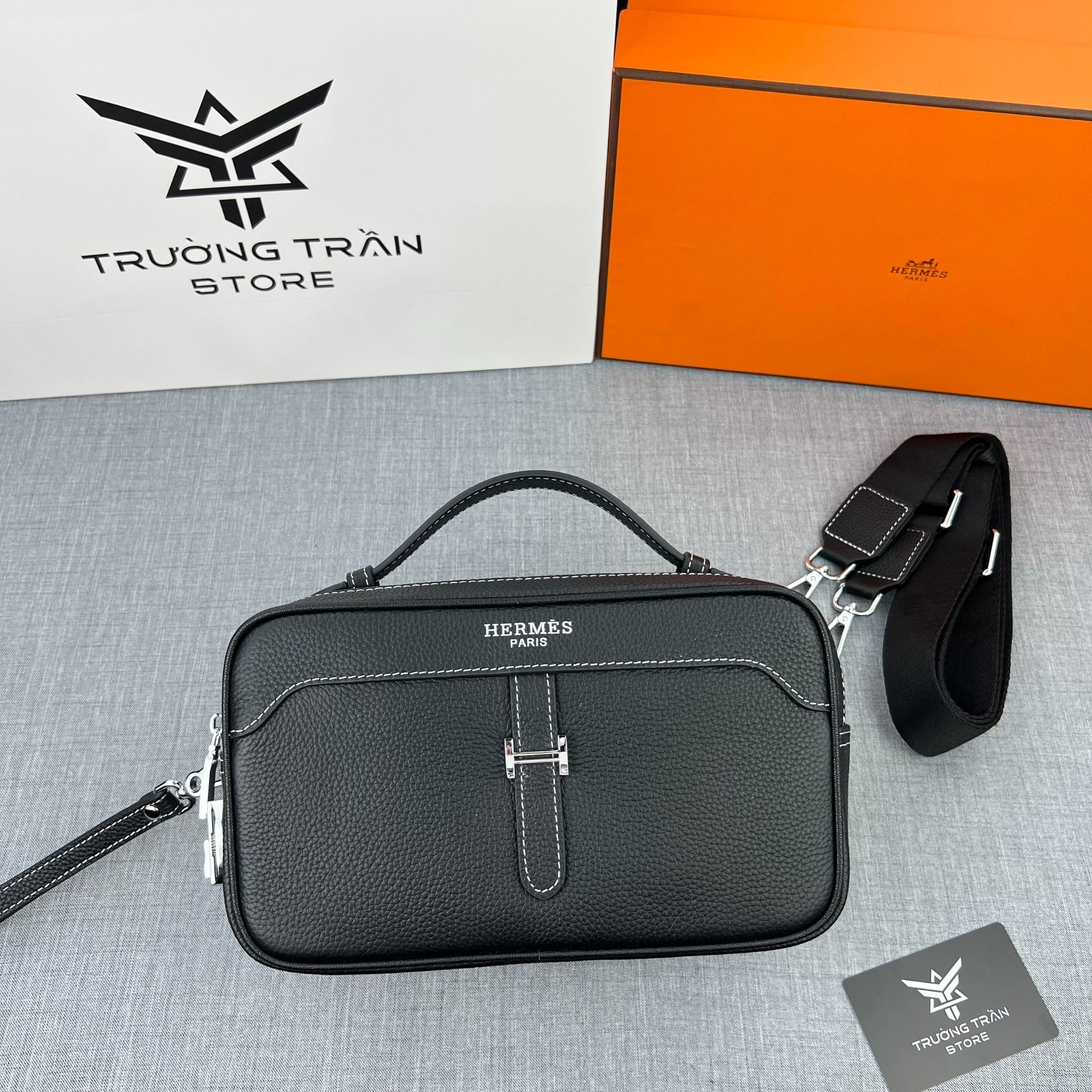 Clutch - Ví Khóa Số Hermes - Nam - CLTT282