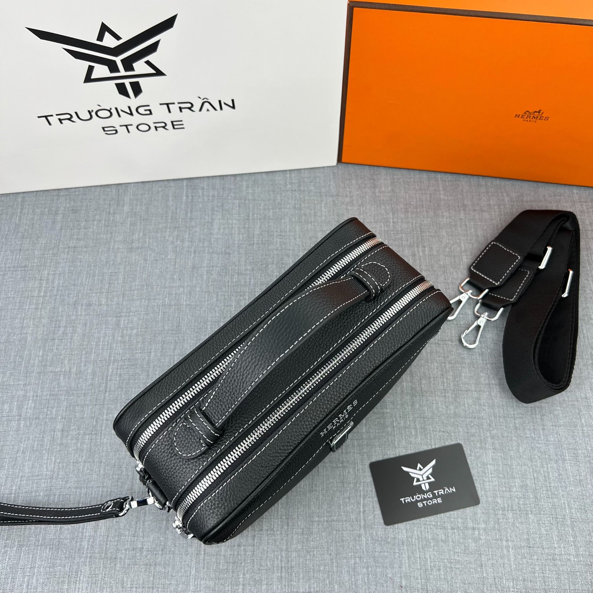 Clutch - Ví Khóa Số Hermes - Nam - CLTT282