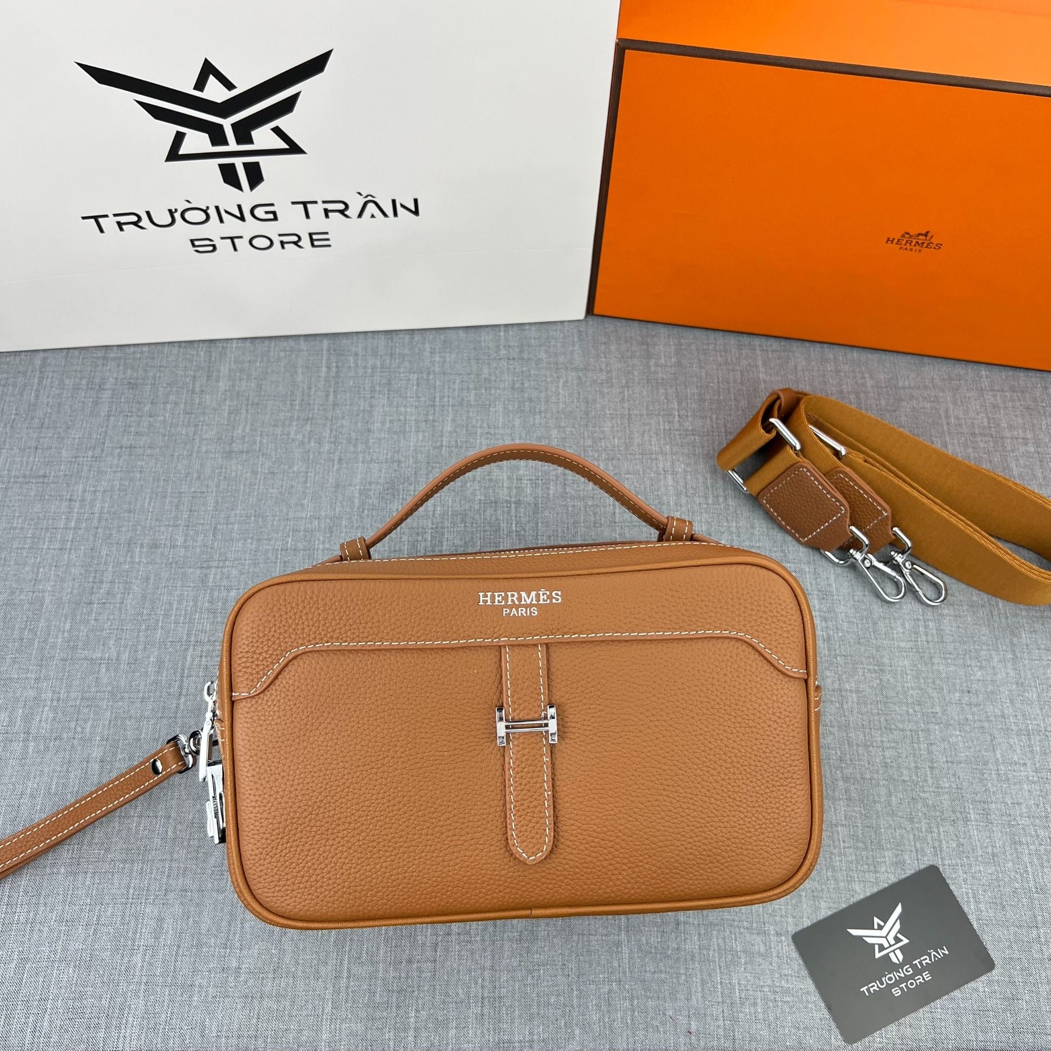 Clutch - Ví Khóa Số Hermes - Nam - CLTT276