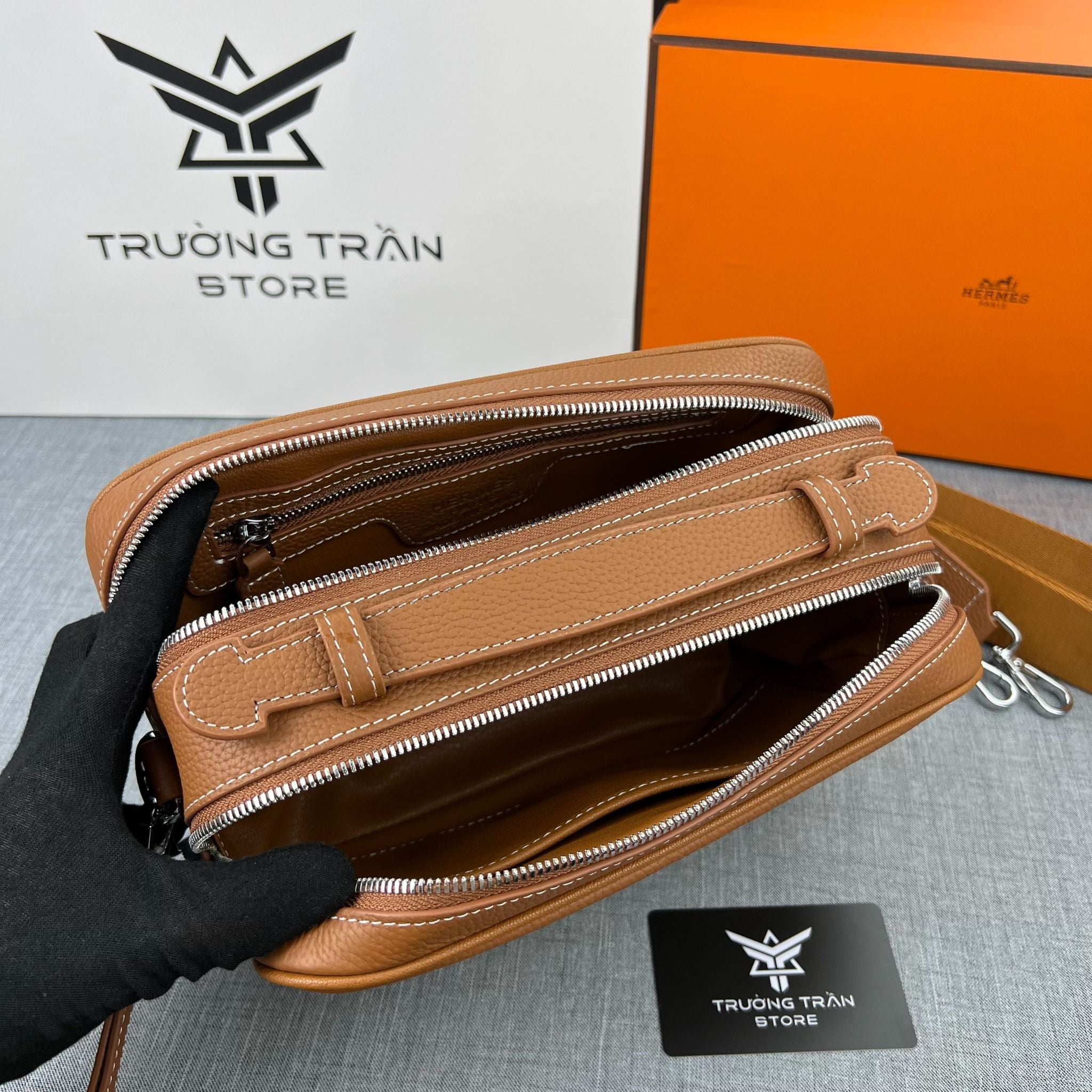 Clutch - Ví Khóa Số Hermes - Nam - CLTT276
