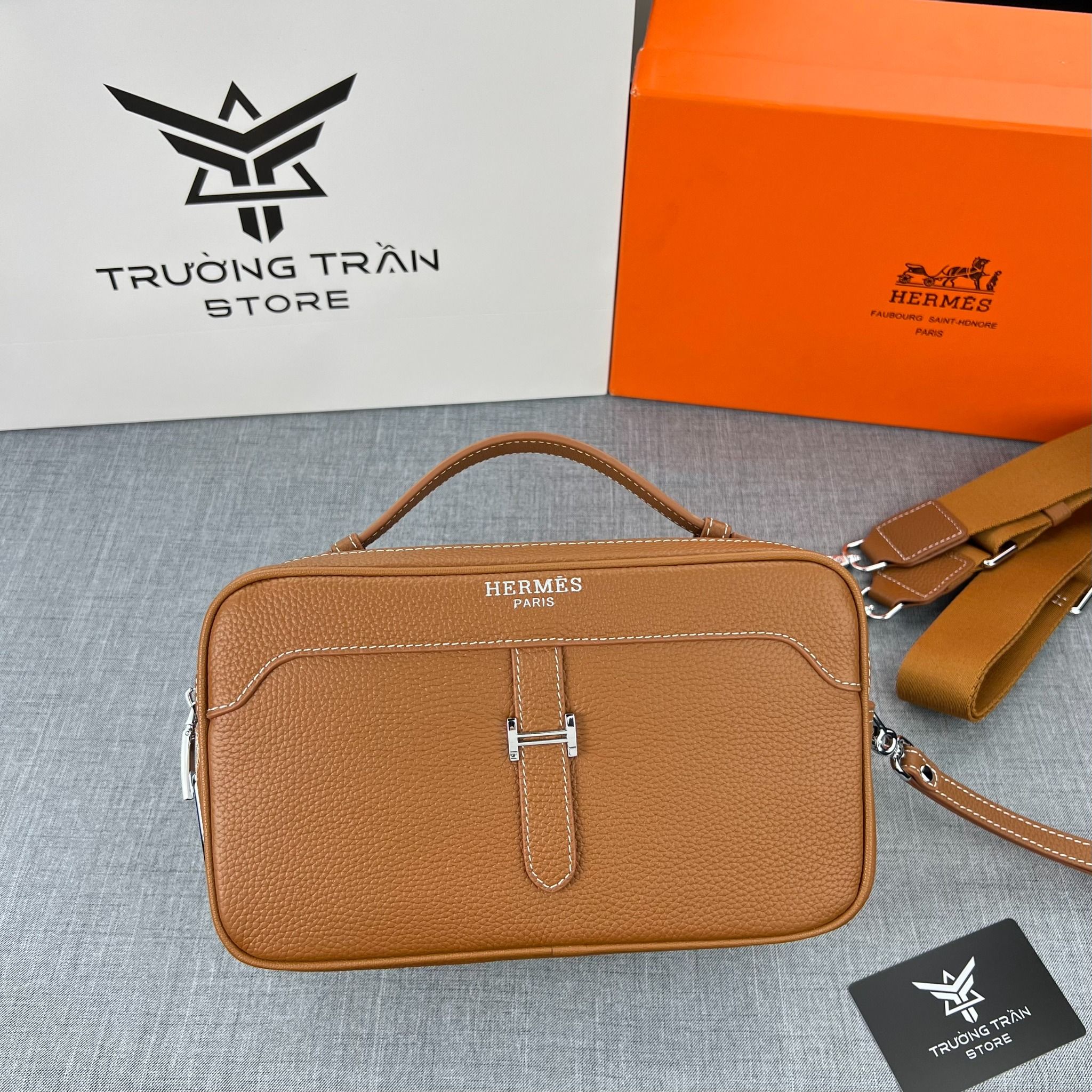 Clutch - Ví Khóa Vân Tay Hermes - Nam - CLTT274