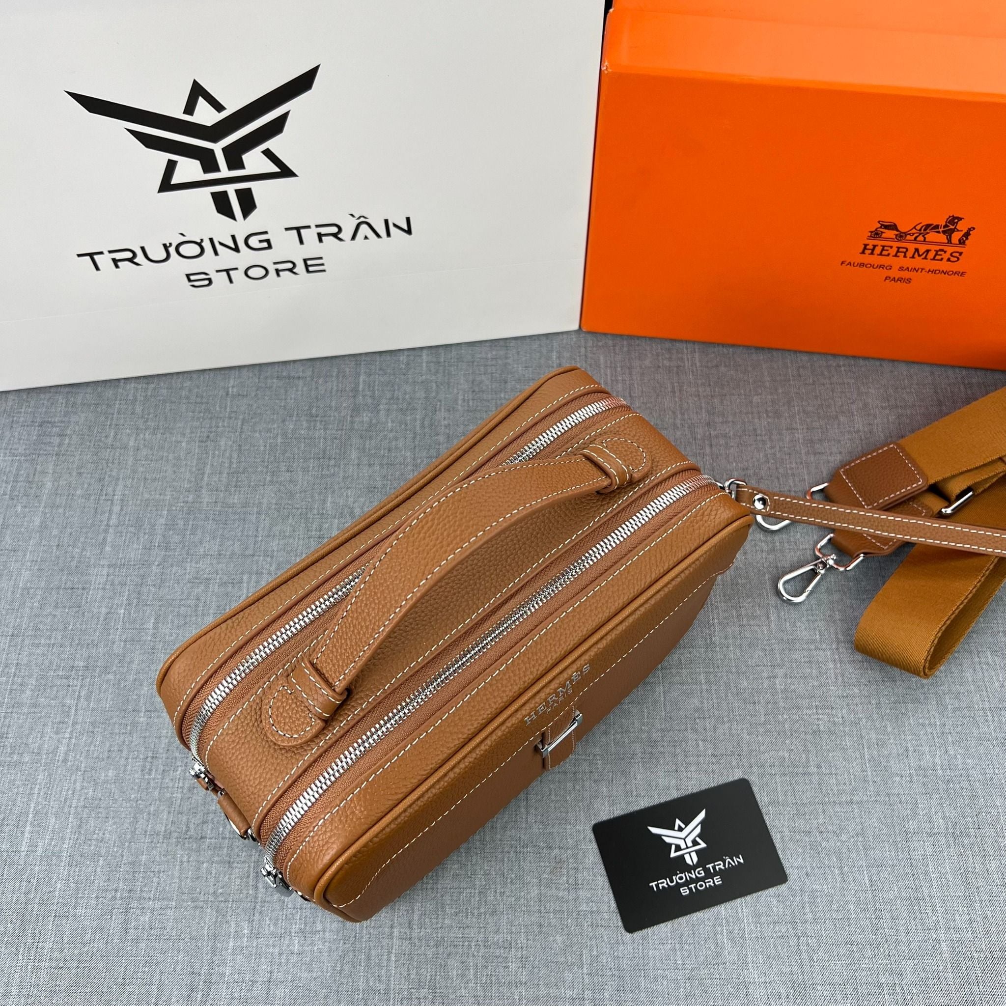 Clutch - Ví Khóa Vân Tay Hermes - Nam - CLTT274