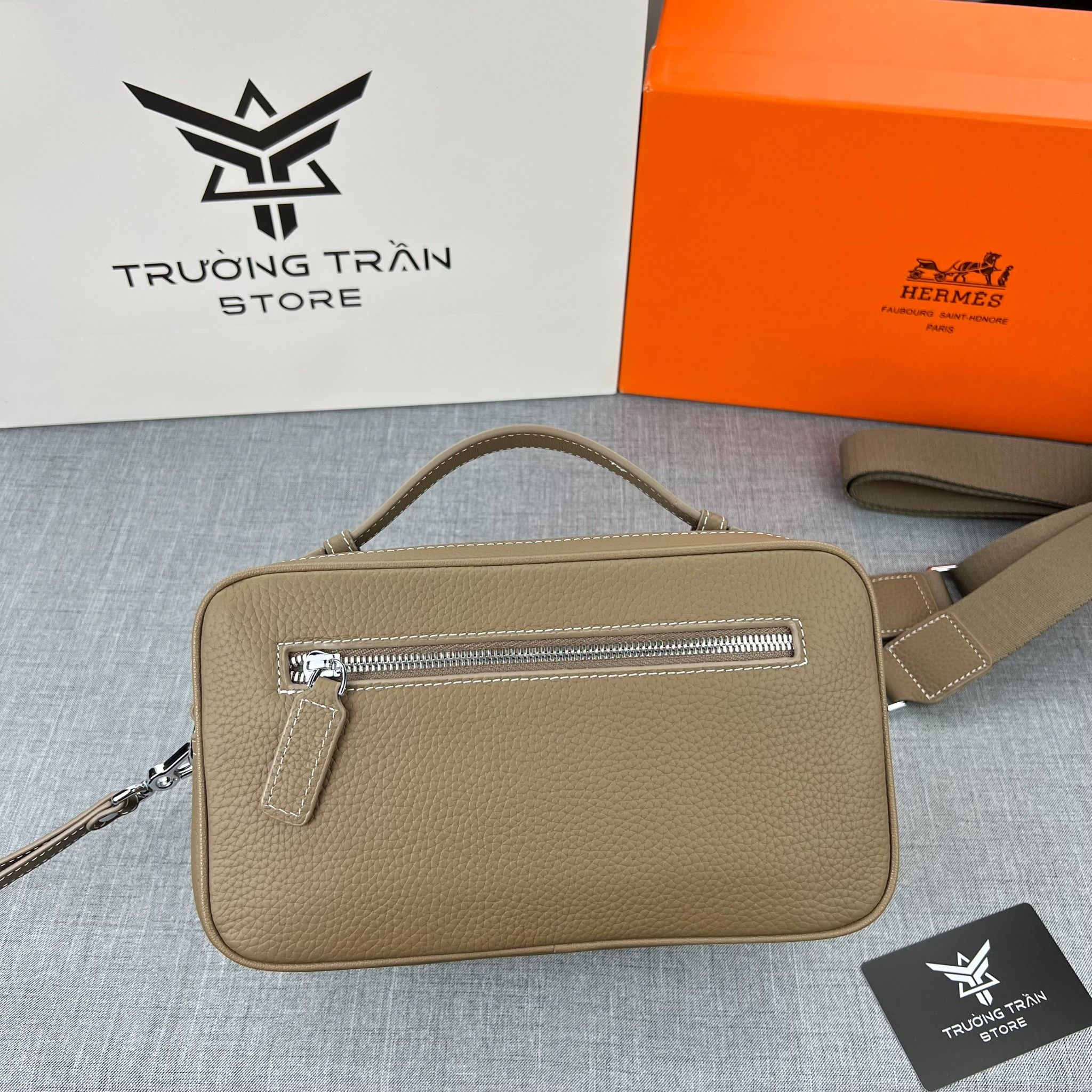 Clutch - Ví Khóa Vân Tay Hermes - Nam - CLTT256