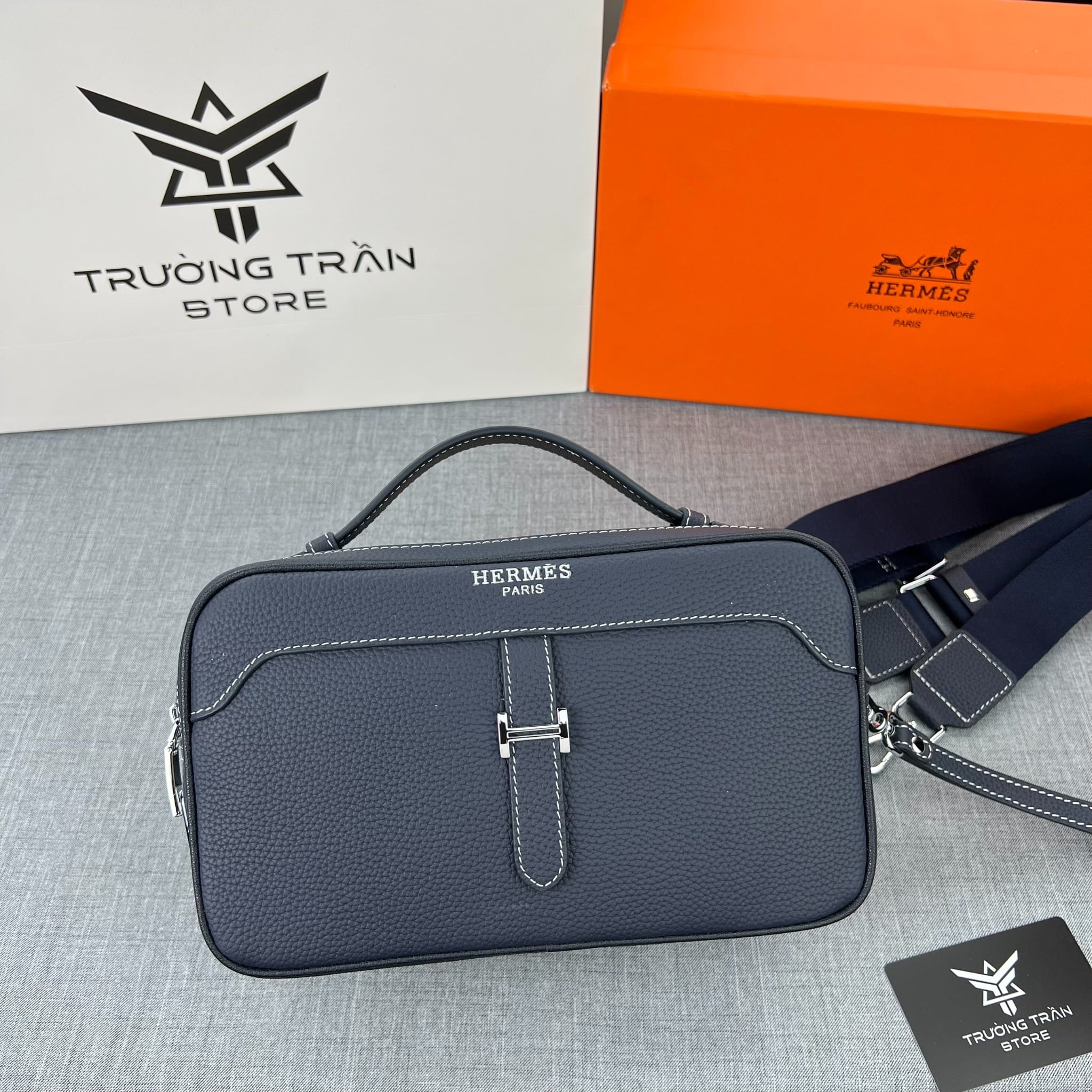 Clutch - Ví Khóa Vân Tay Hermes - Nam - CLTT257