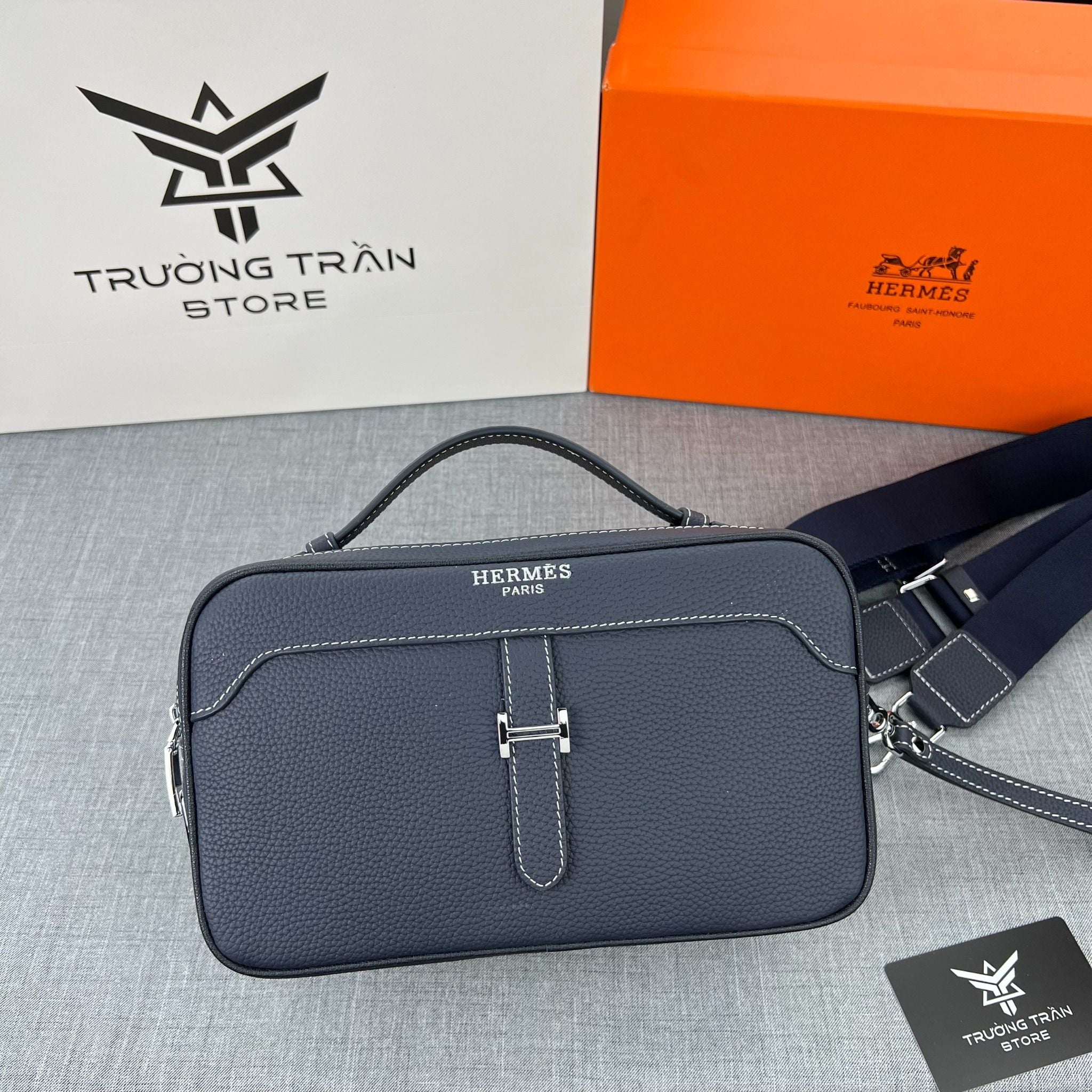 Clutch - Ví Khóa Vân Tay Hermes - Nam - CLTT257
