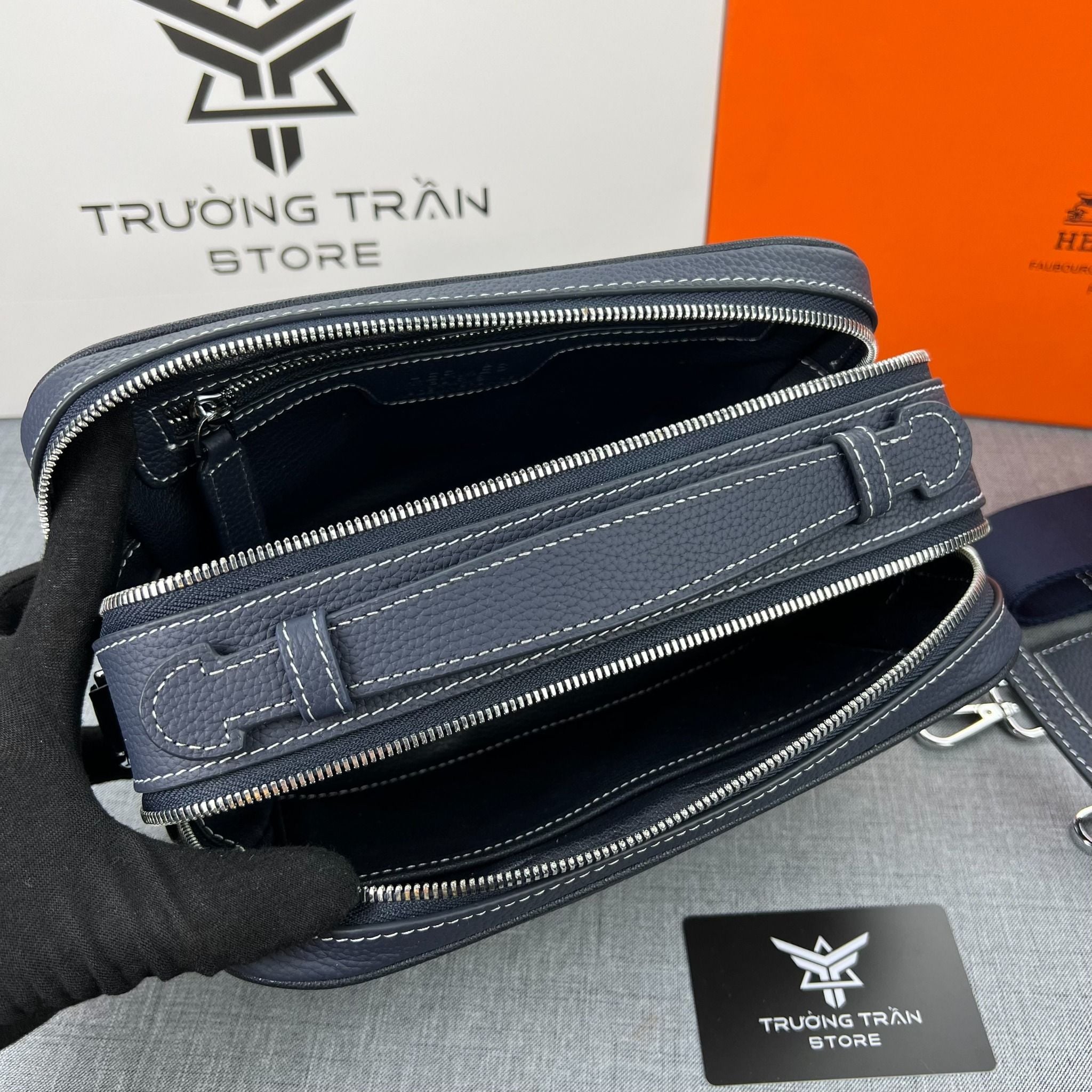 Clutch - Ví Khóa Vân Tay Hermes - Nam - CLTT257