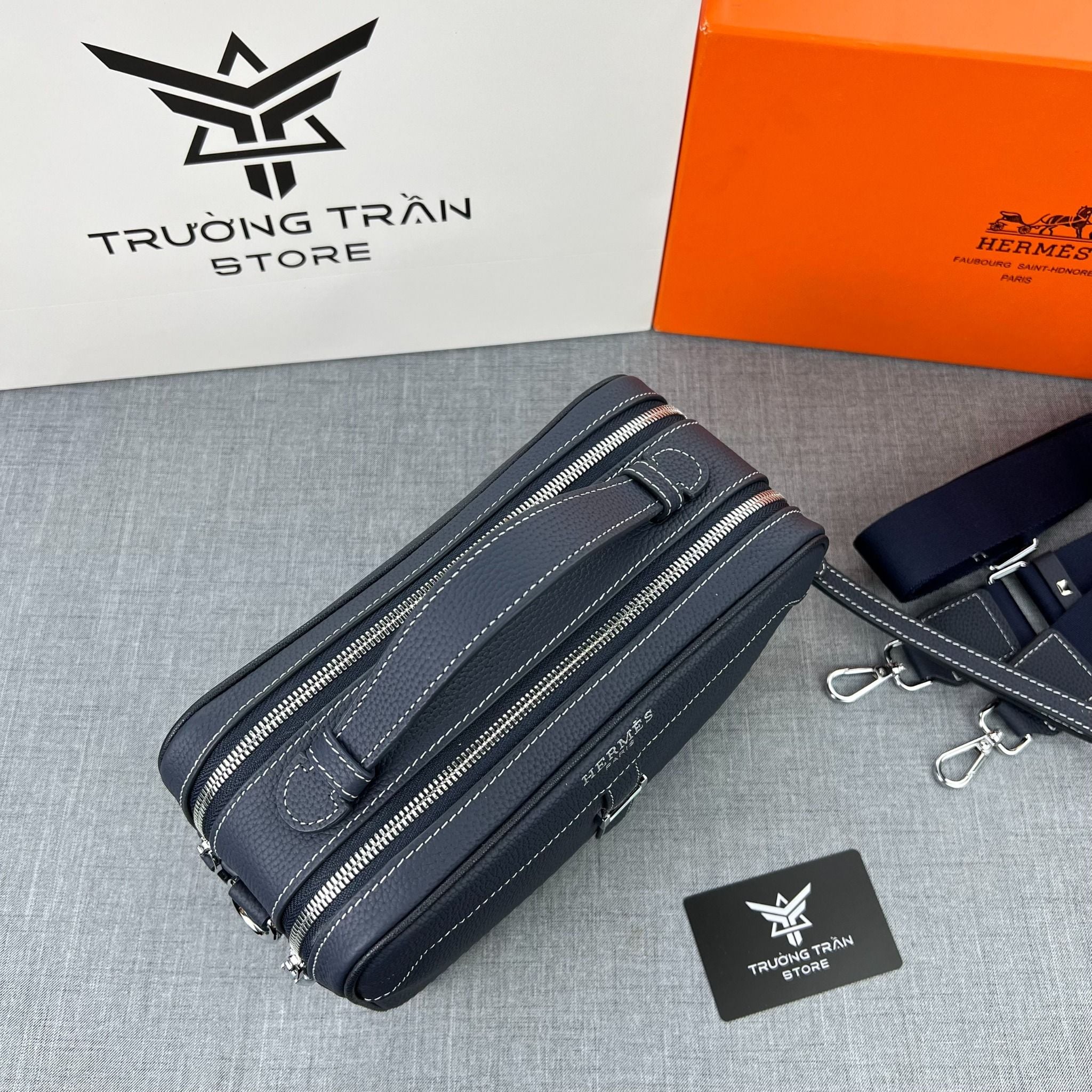 Clutch - Ví Khóa Vân Tay Hermes - Nam - CLTT257