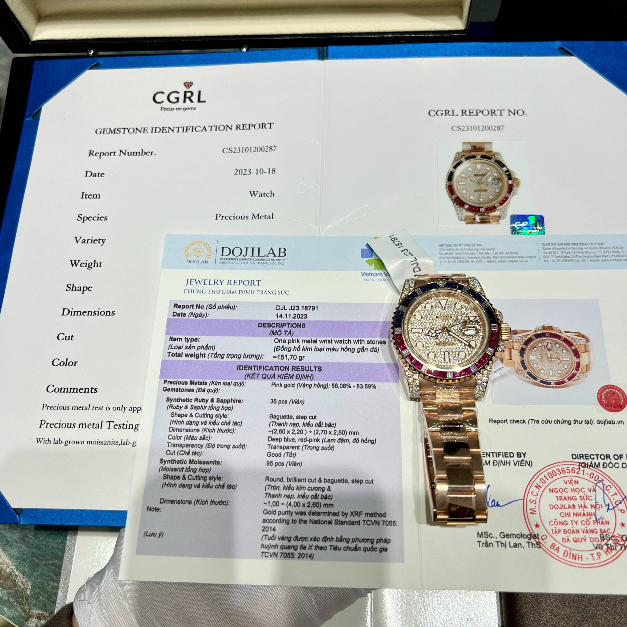 ROLEX GMT-MASTER II 40 MM - Đồng Hồ Rolex - Nam - DHNTT1405