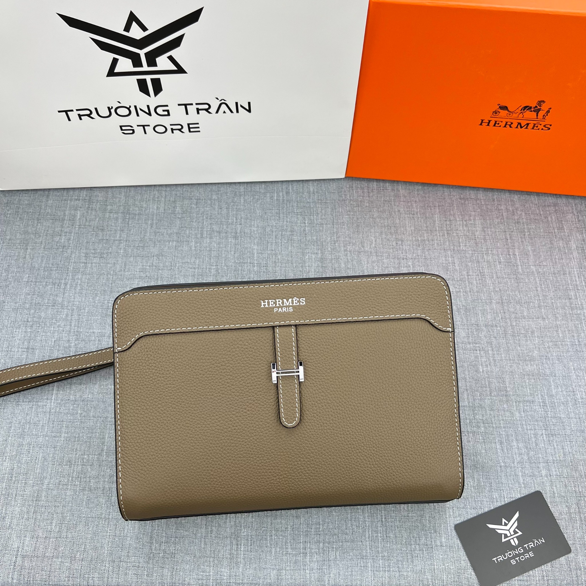 CLUTCH - Ví Cầm Tay Hermes - Nam - CLTT253