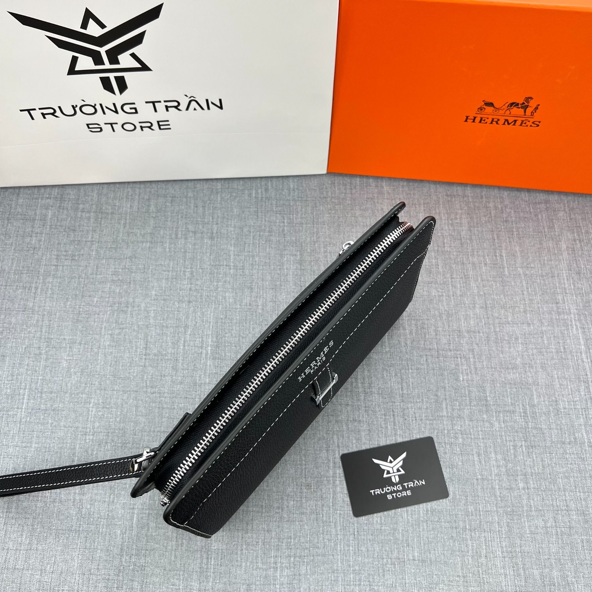 Clutch - Ví Khóa Vân Tay Hermes - Nam - CLTT252