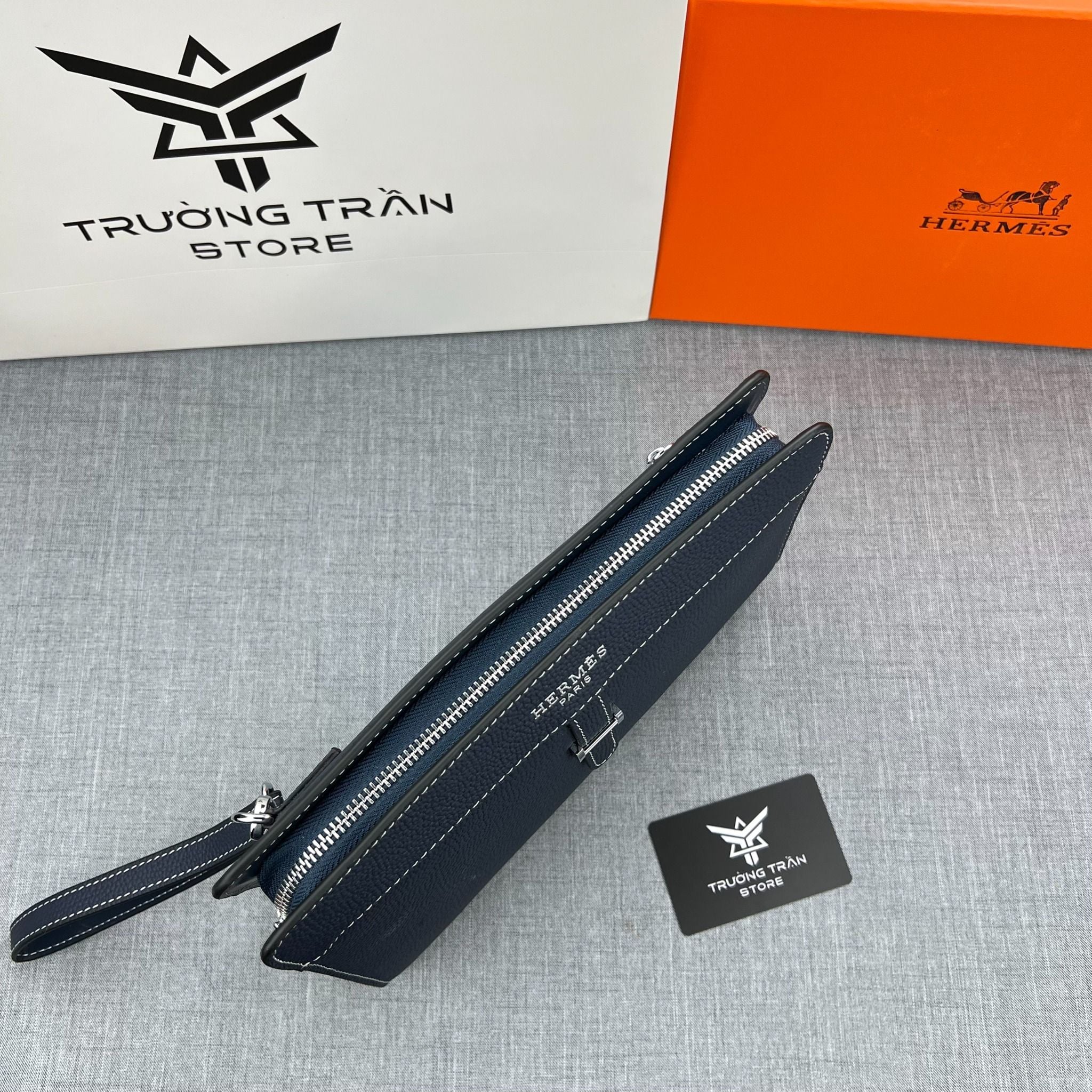 Clutch - Ví Khóa Vân Tay Hermes - Nam - CLTT254