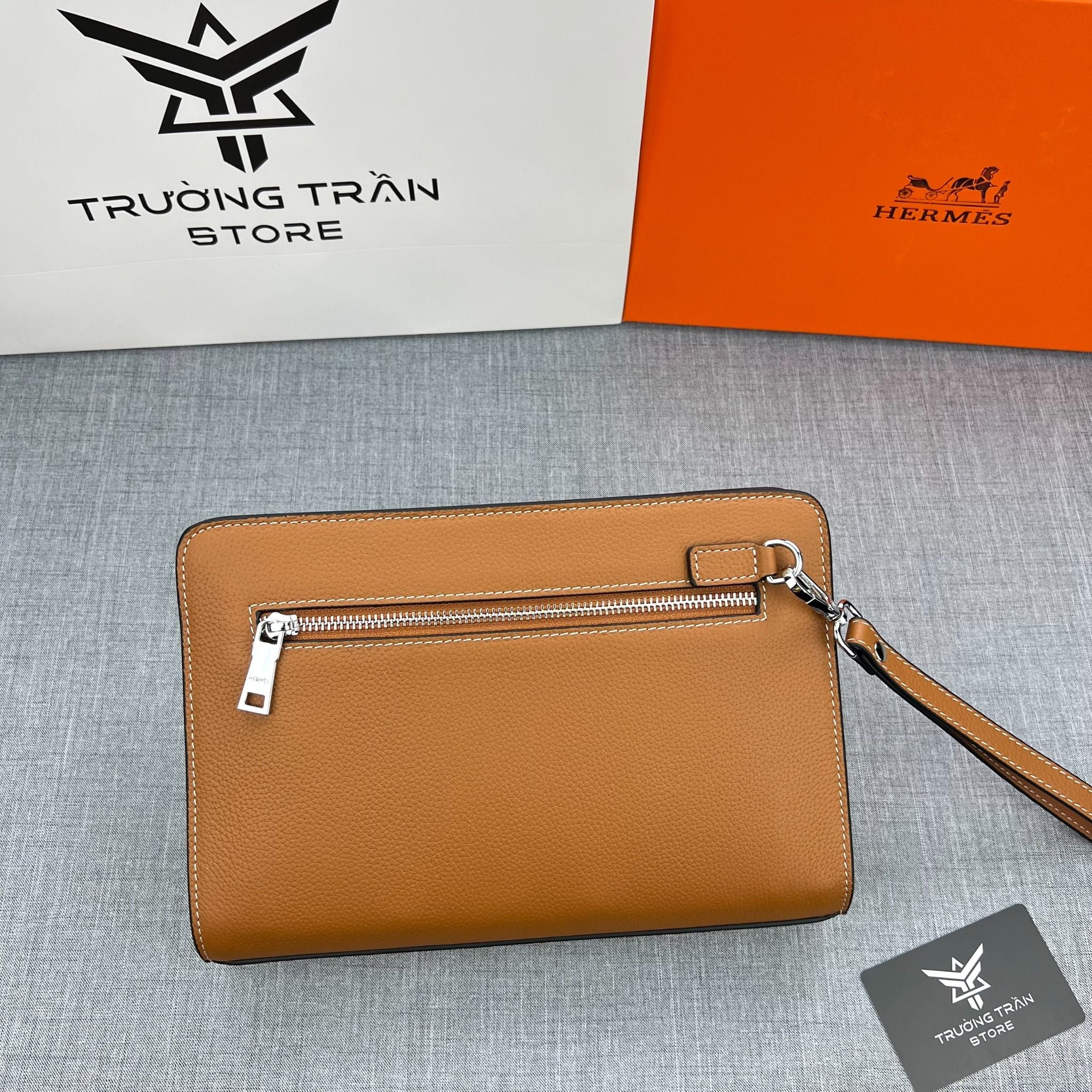 Clutch - Ví Khóa Vân Tay Hermes - Nam - CLTT255