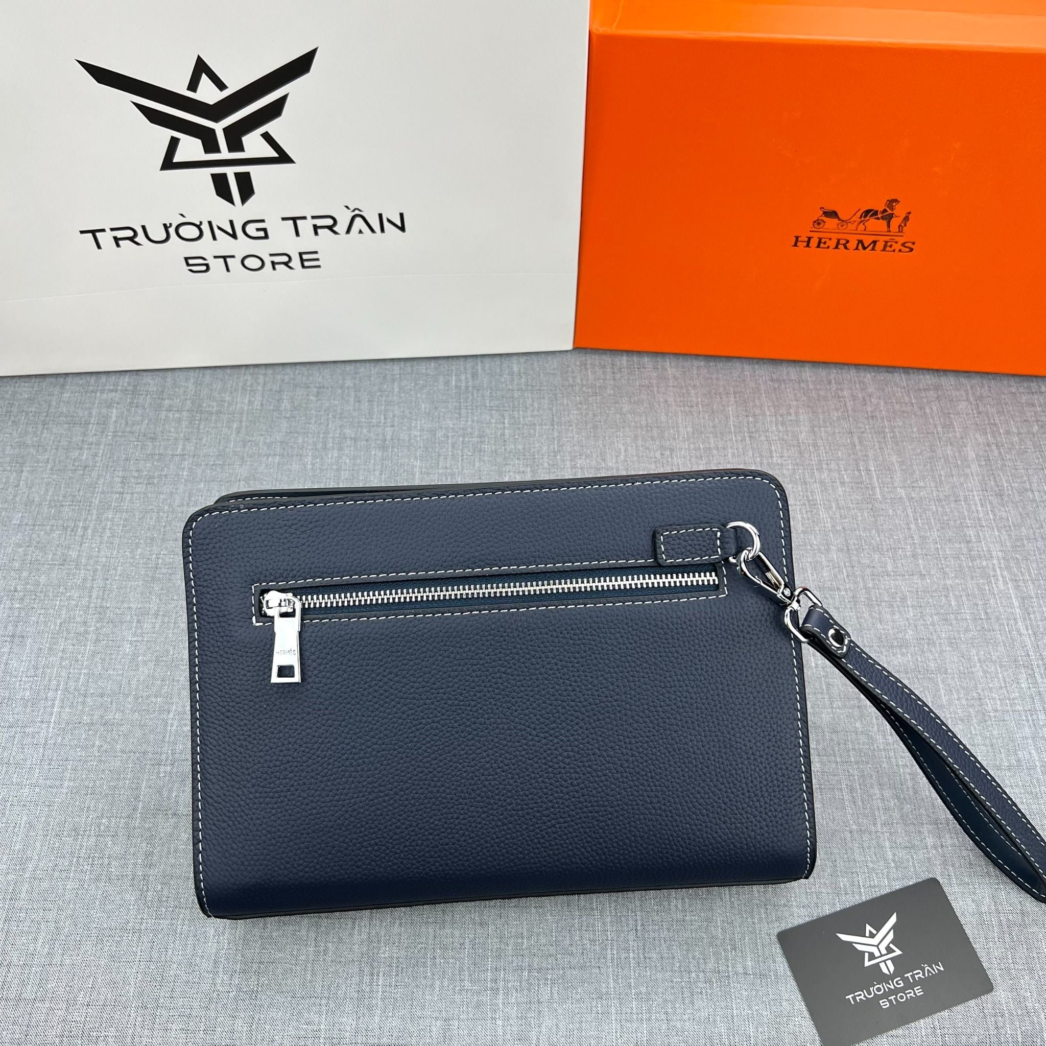Clutch - Ví Khóa Vân Tay Hermes - Nam - CLTT254