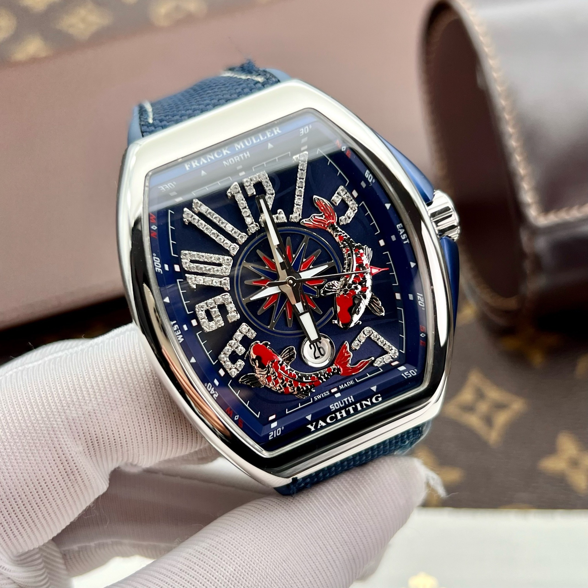 FRANCK MULLER VANGUARD YACHTING V45 - Đồng Hồ Franck Muller - Nam - DHNTT1642