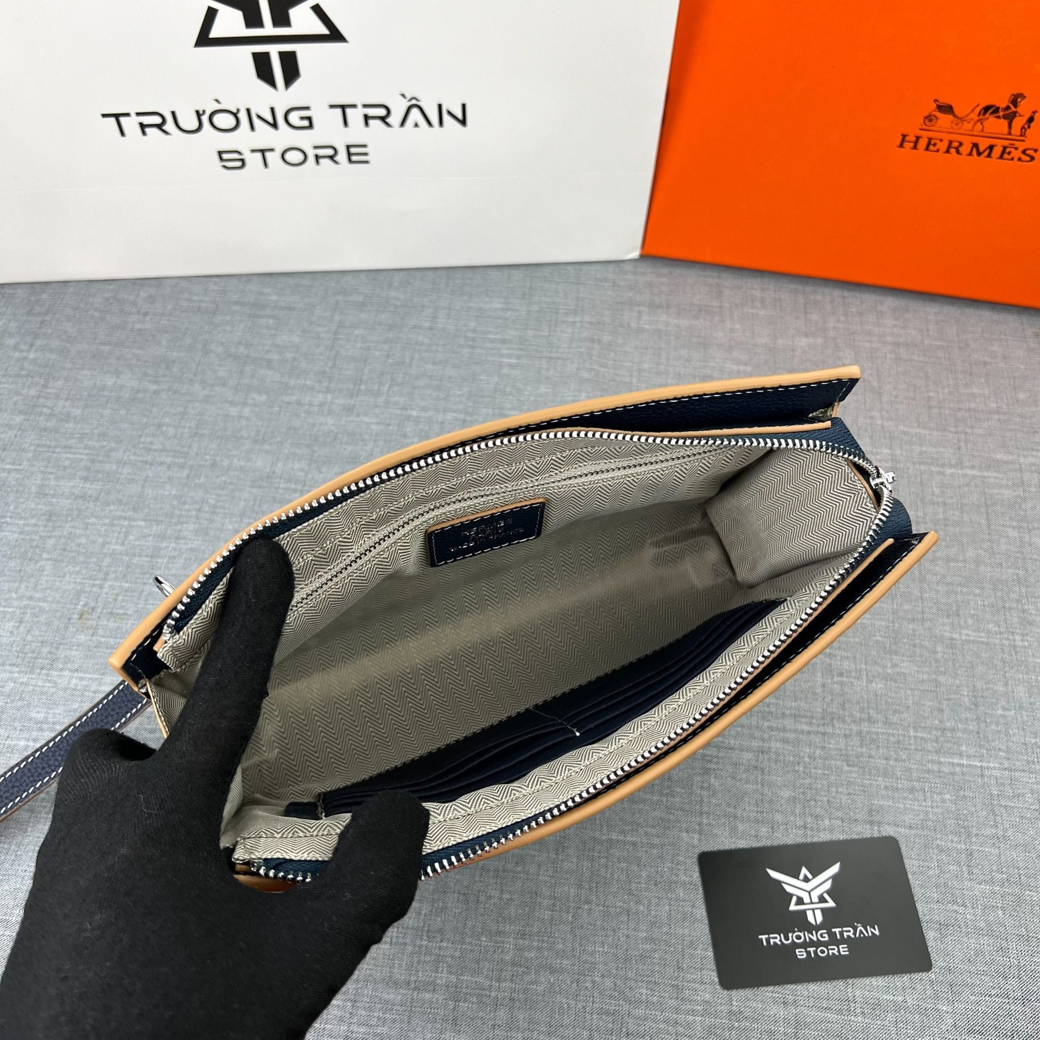 Clutch - Ví Cầm Tay Hermes - Nam - CLTT278