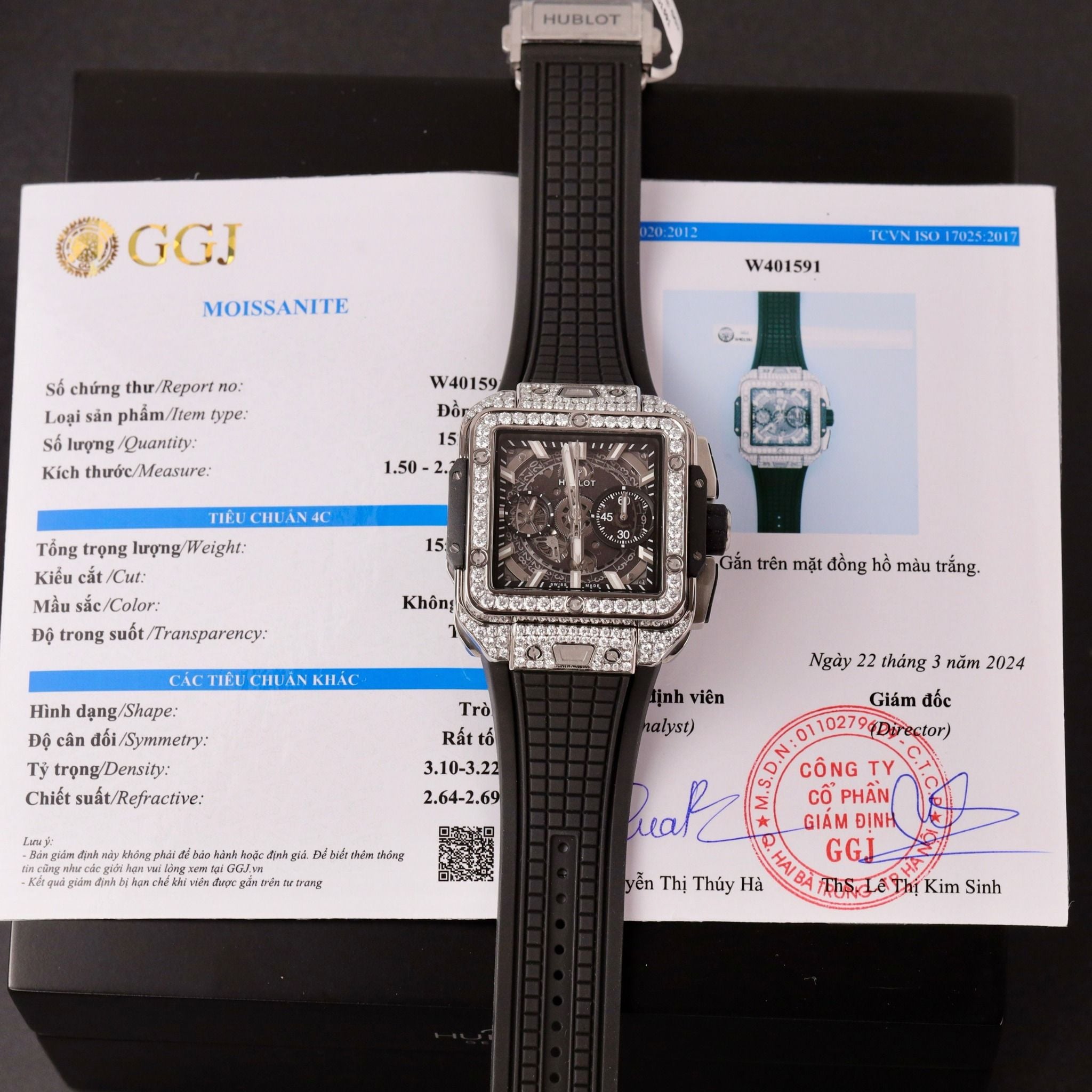 HUBLOT SQUARE BANG UNICO 42 MM - Đồng Hồ Hublot - Nam - DHNTT1690