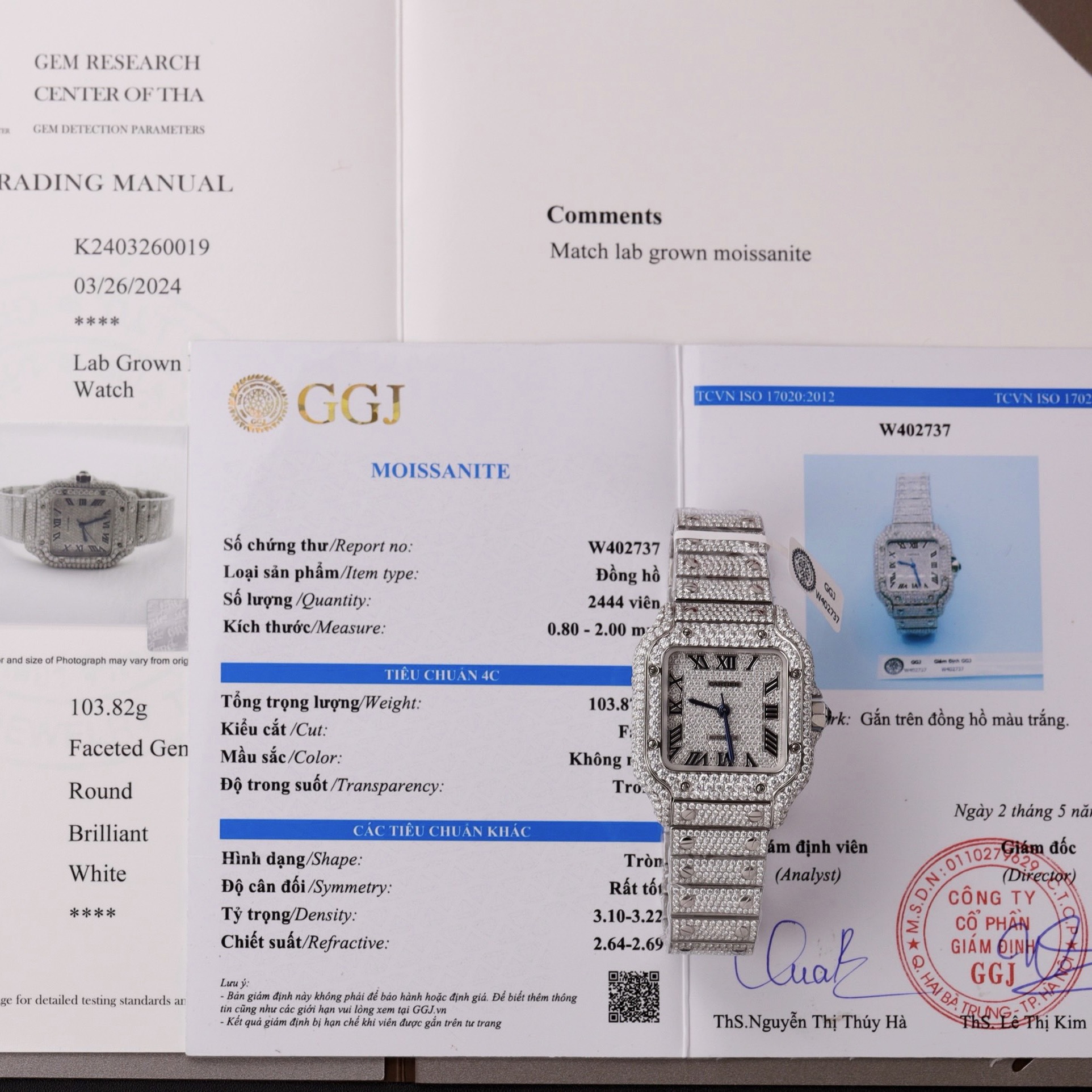 CARTIER SANTOS DE 35 MM - Đồng Hồ Cartier - Nữ - DHTT605