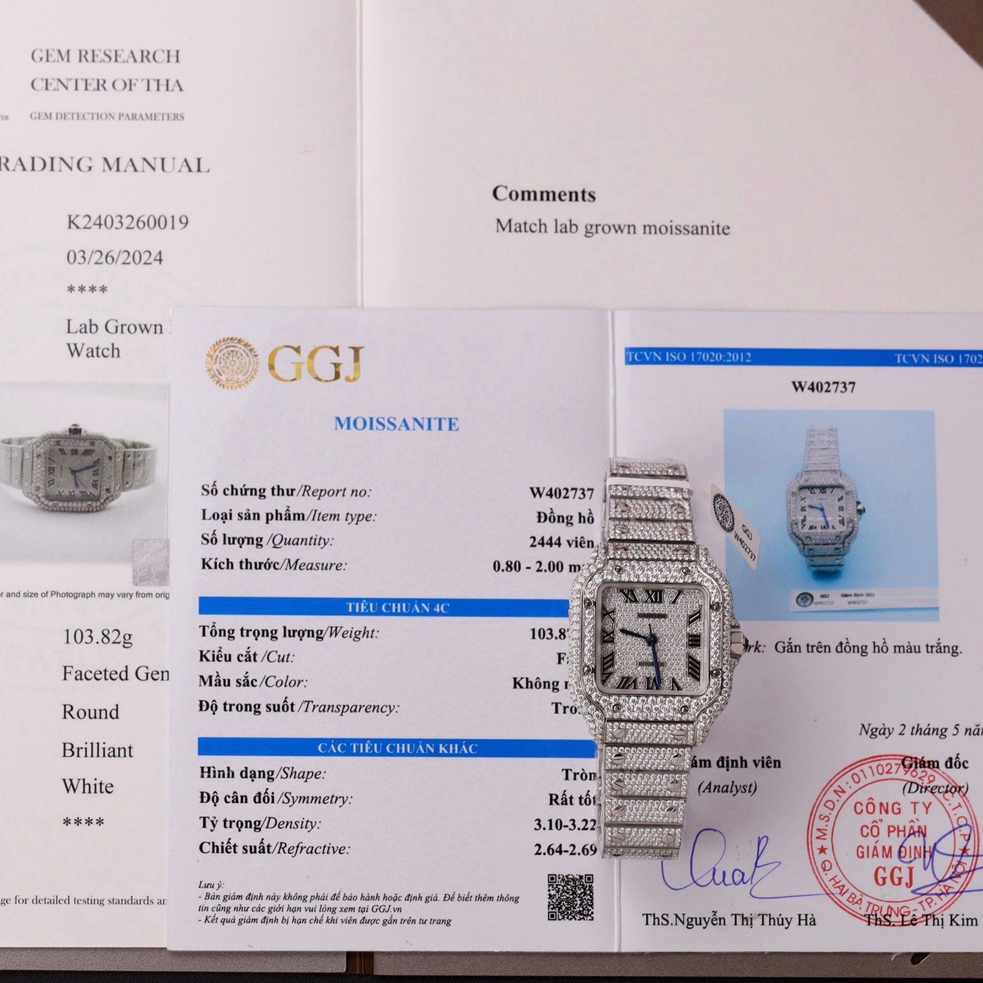 CARTIER SANTOS DE 35 MM - Đồng Hồ Cartier - Nữ - DHTT605