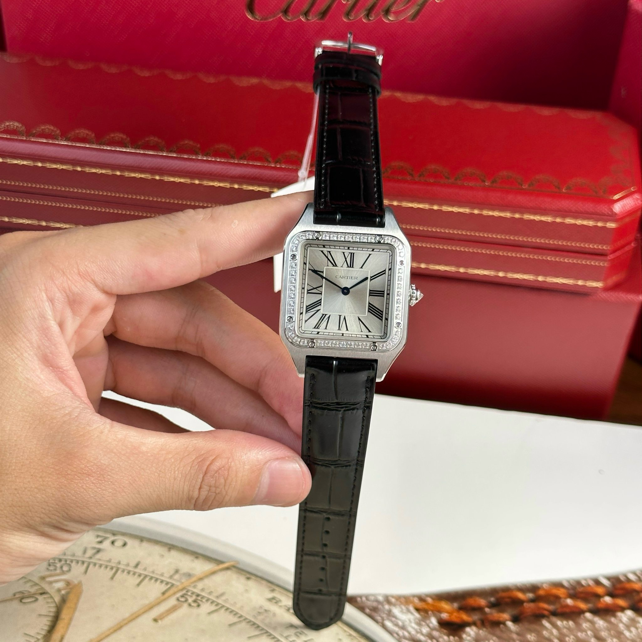 CARTIER SANTOS DUMONT 31 MM - Đồng Hồ Cartier - Nam - DHNTT1788