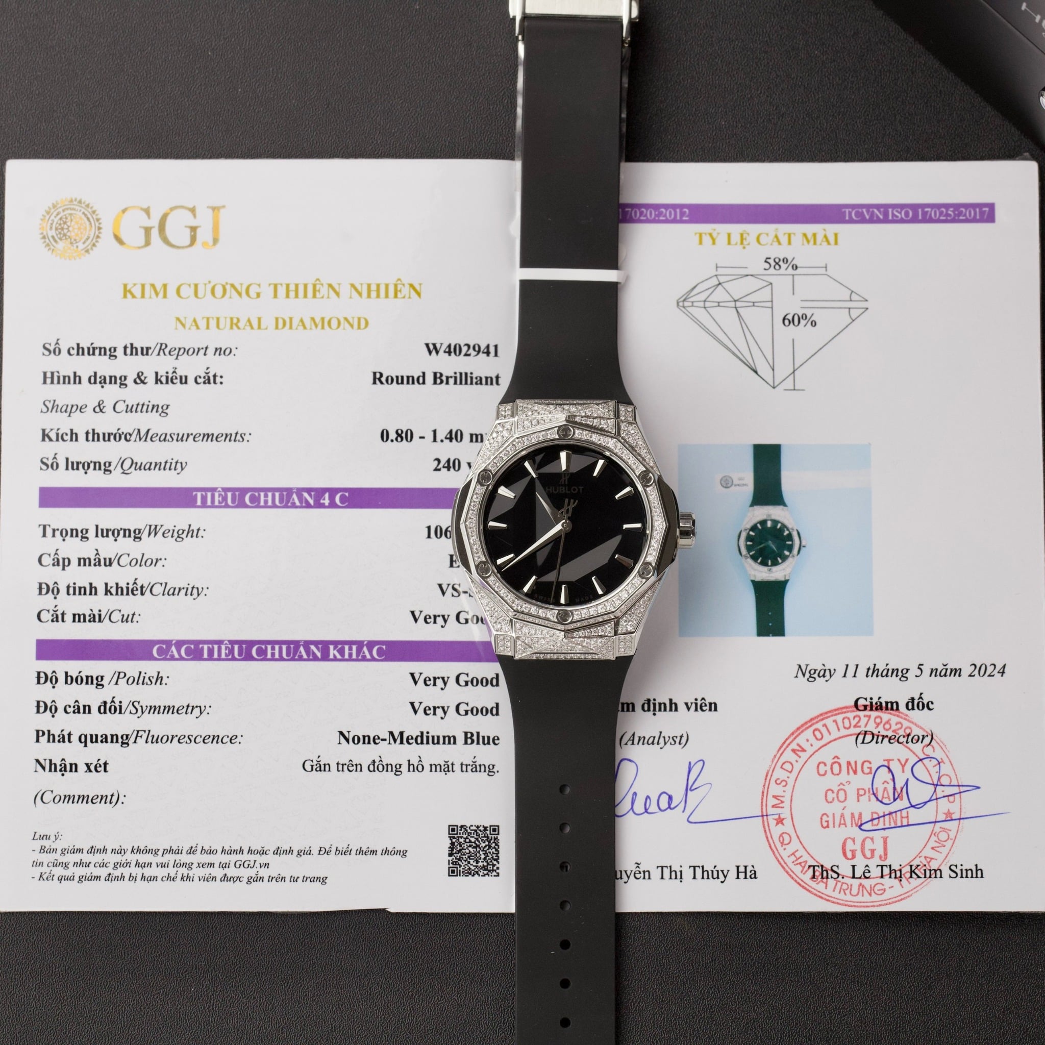 HUBLOT CLASSIC FUSION ORLINSKI 40 MM - Đồng Hồ Hublot - Nữ - DHTT537