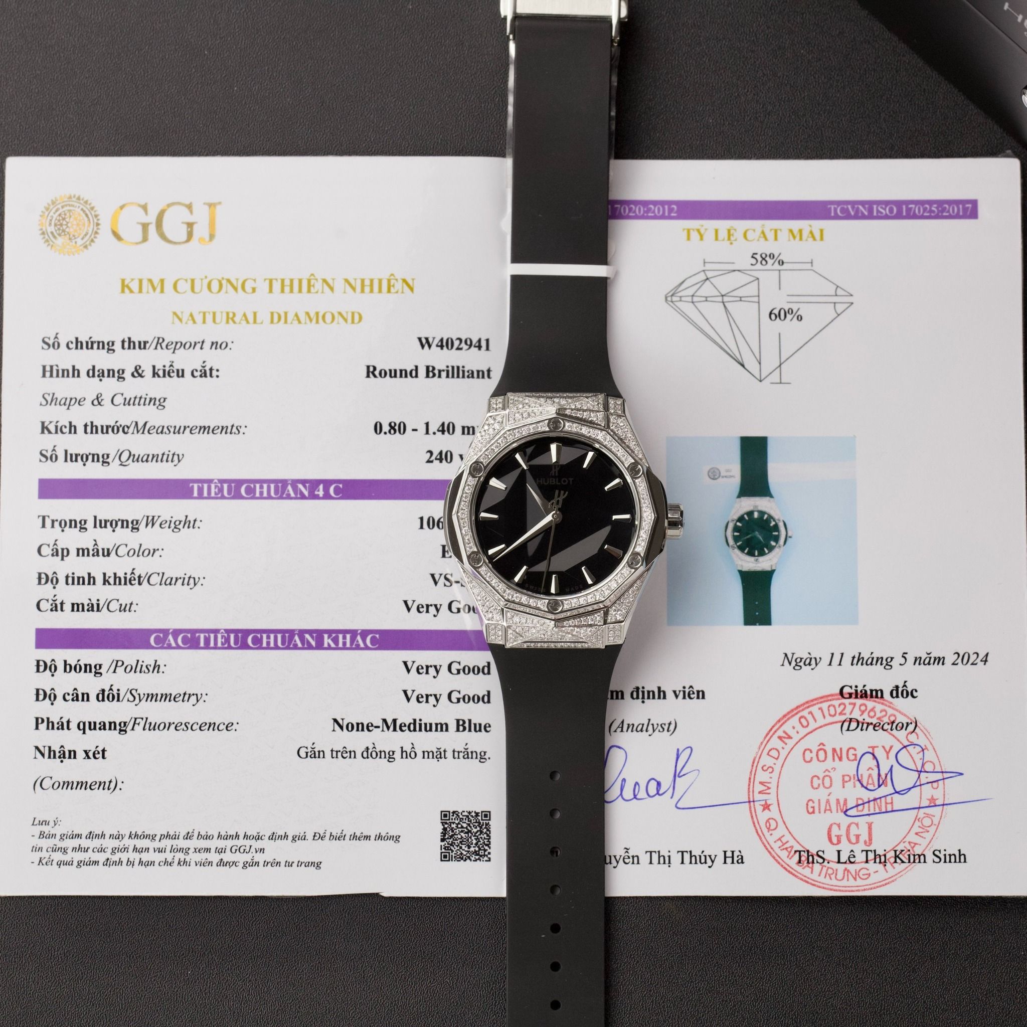 HUBLOT CLASSIC FUSION ORLINSKI 40 MM - Đồng Hồ Hublot - Nữ - DHTT537