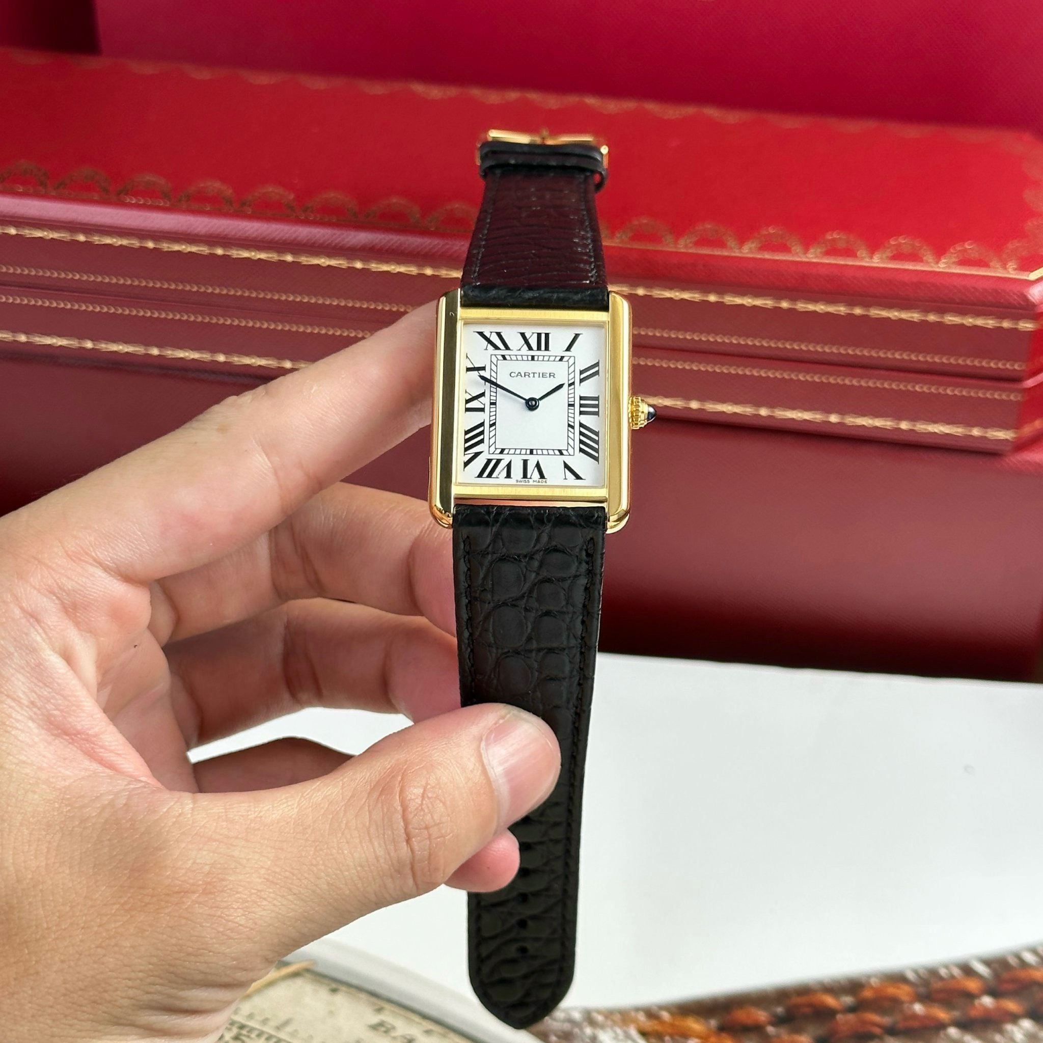 CARTIER TANK SOLO 31 MM - Đồng Hồ Cartier - Nam - DHNTT1787