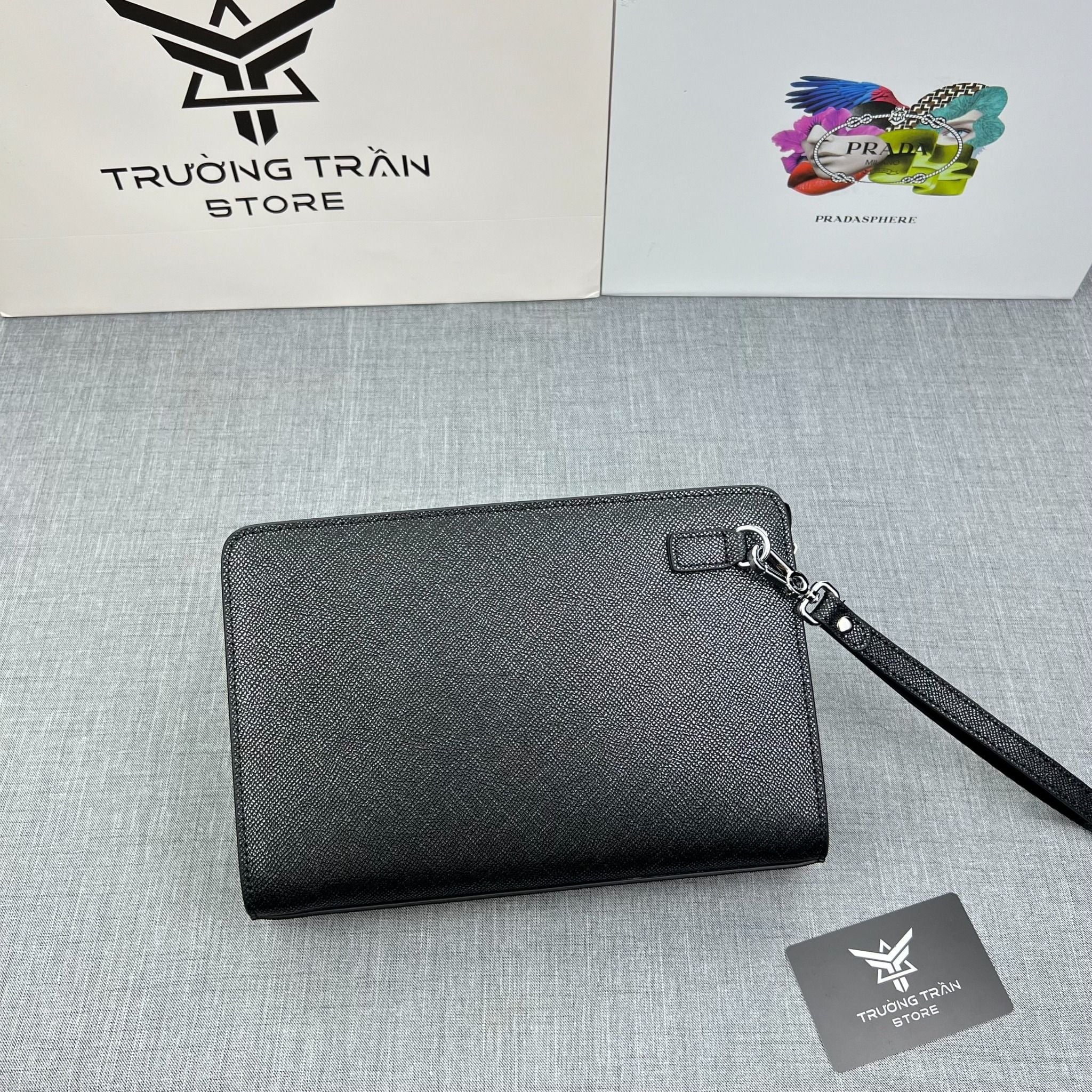 Clutch - Ví Khóa Số Prada - Nam - CLTT238