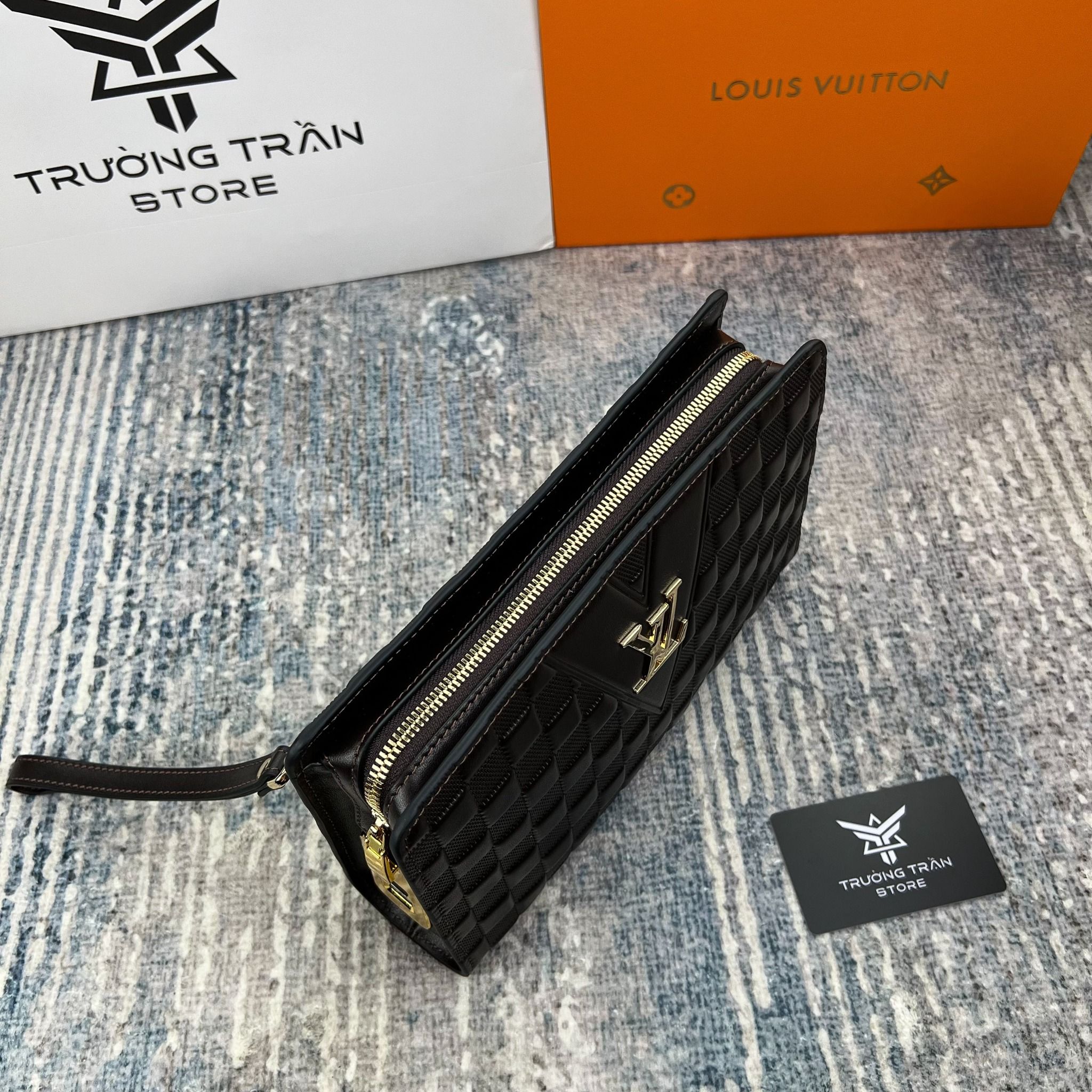 Clutch - Ví Khóa Vân Tay Louis Vuitton - Nam - CLTT242
