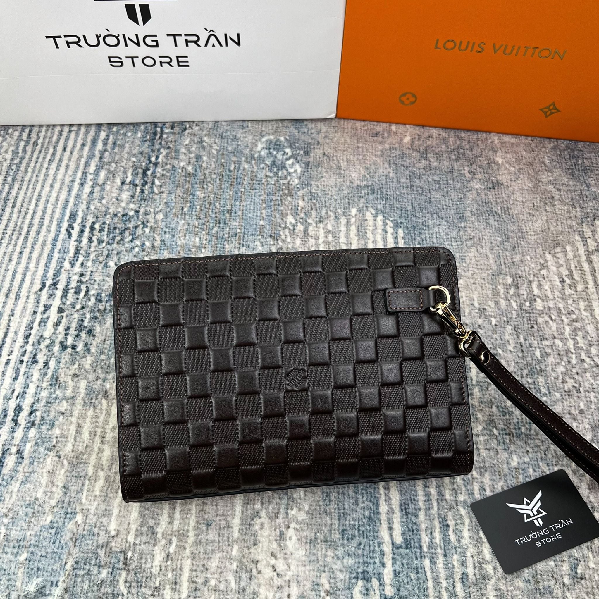 Clutch - Ví Khóa Vân Tay Louis Vuitton - Nam - CLTT242