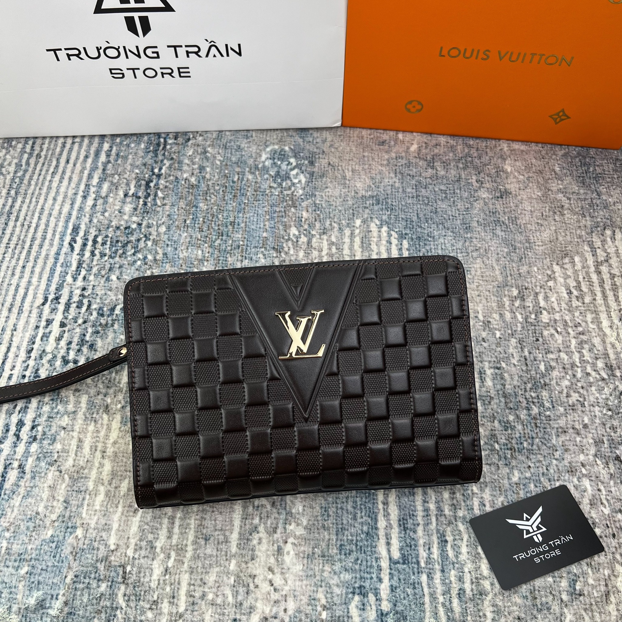 Clutch - Ví Khóa Vân Tay Louis Vuitton - Nam - CLTT242