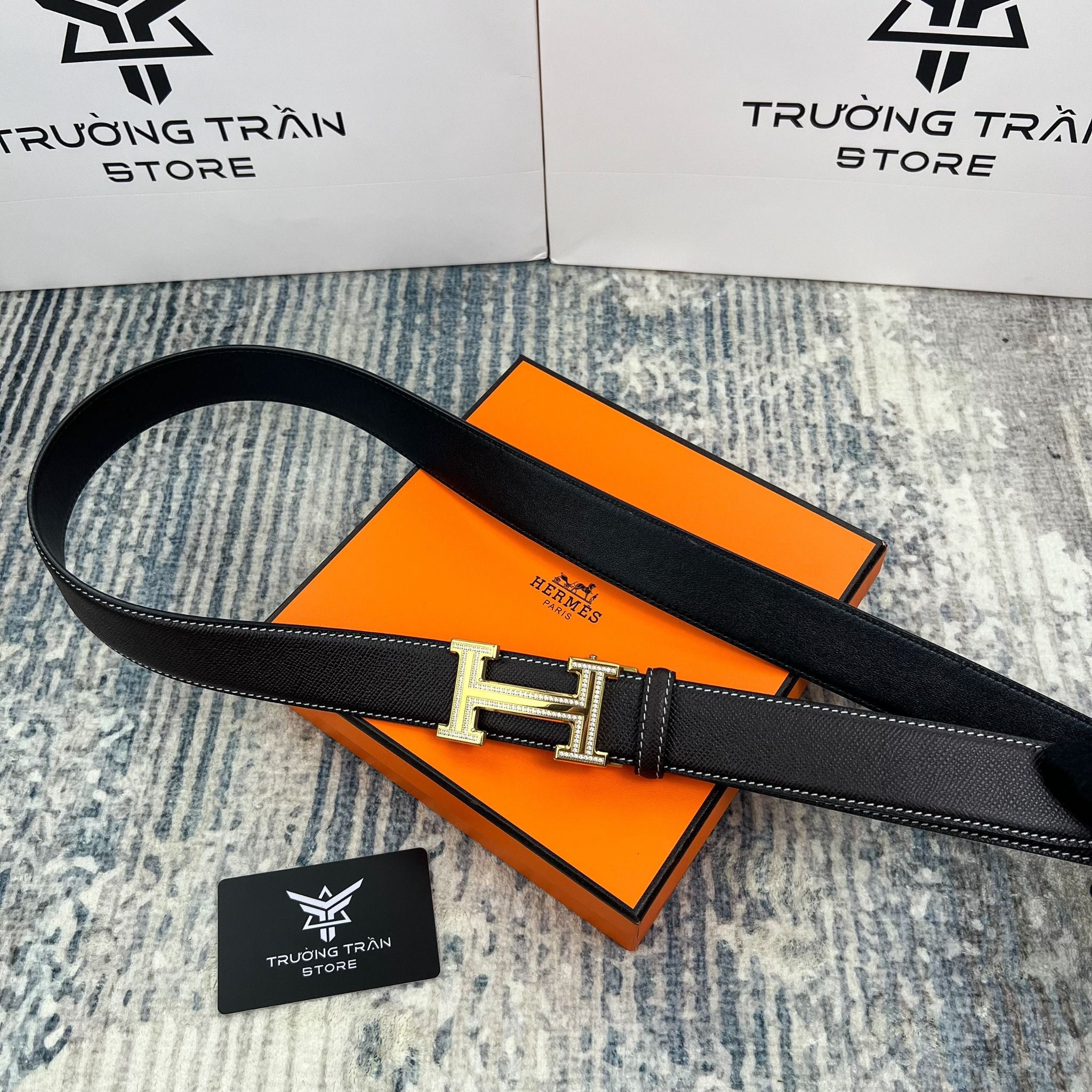 BELT 35 MM - Dây lưng Hermes - Nam - DLTT158