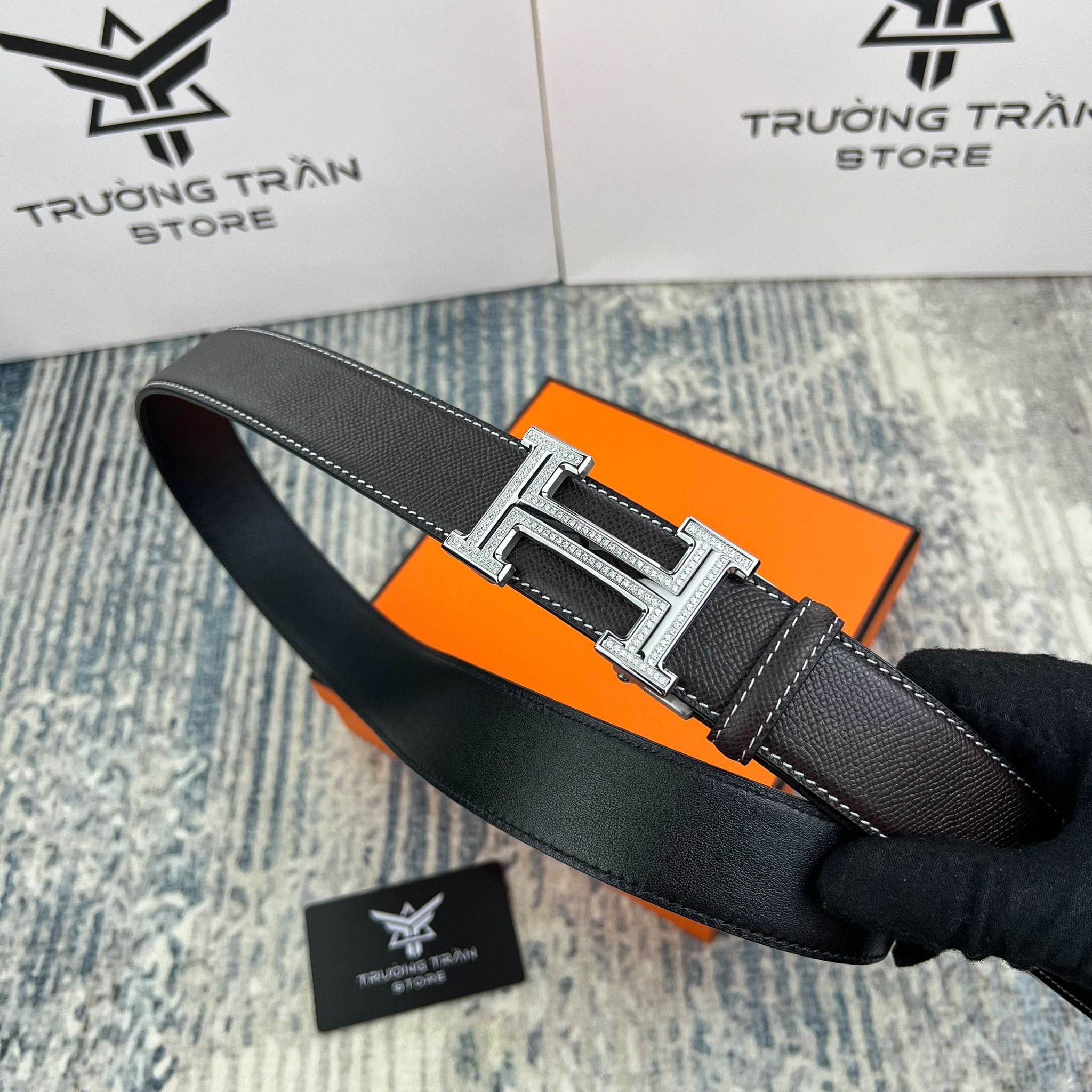 BELT 35 MM - Dây lưng Hermes - Nam - DLTT159