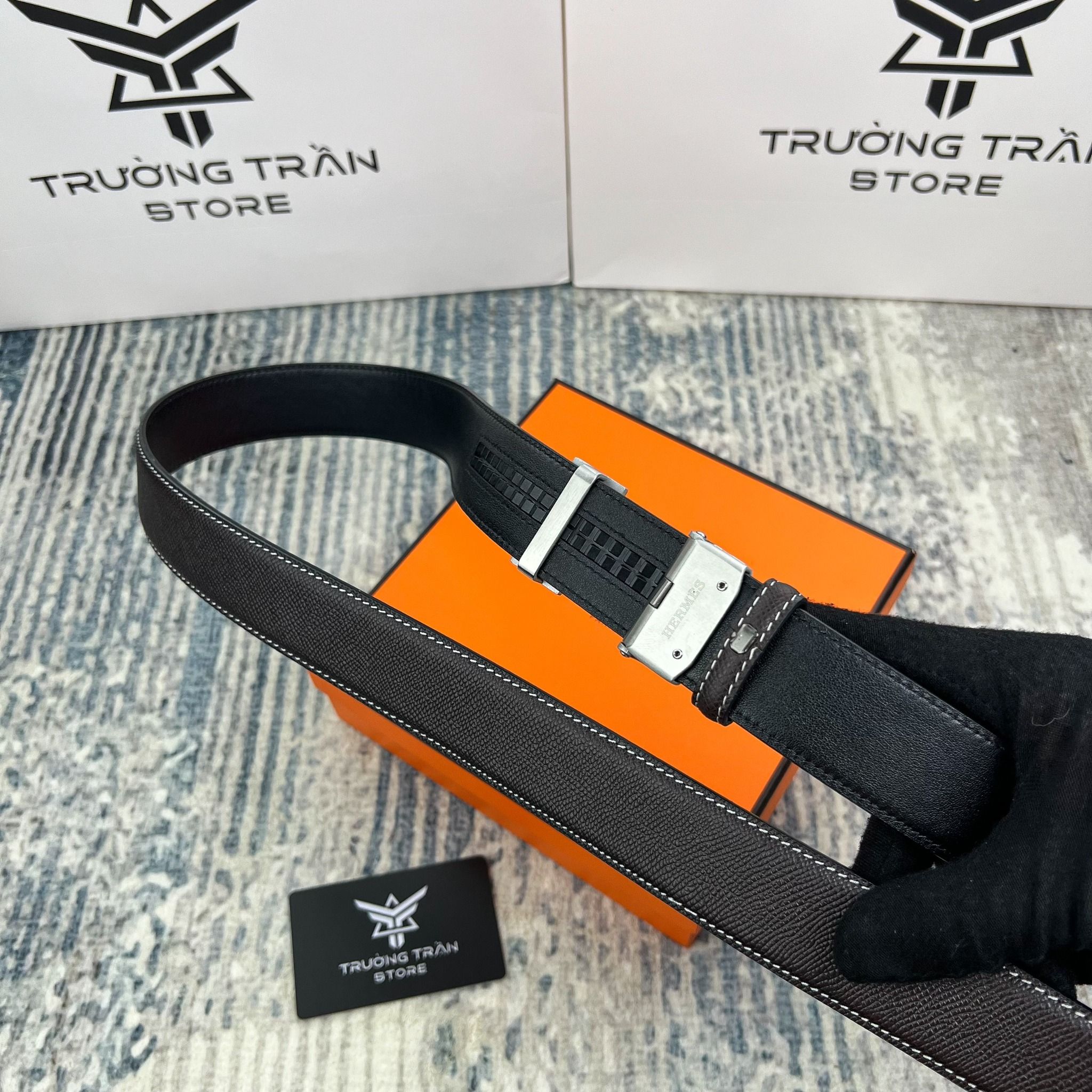 BELT 35 MM - Dây lưng Hermes - Nam - DLTT159