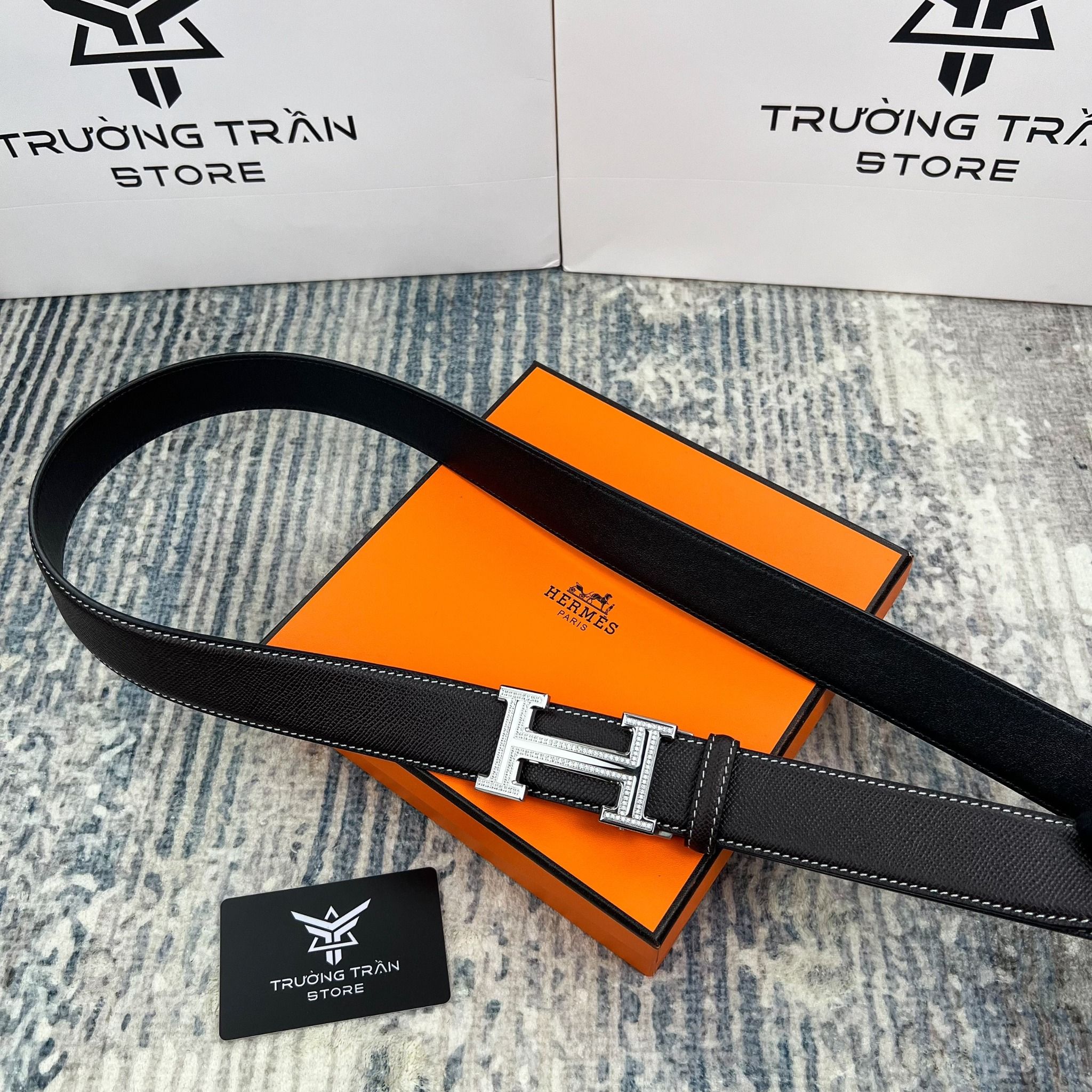 BELT 35 MM - Dây lưng Hermes - Nam - DLTT159