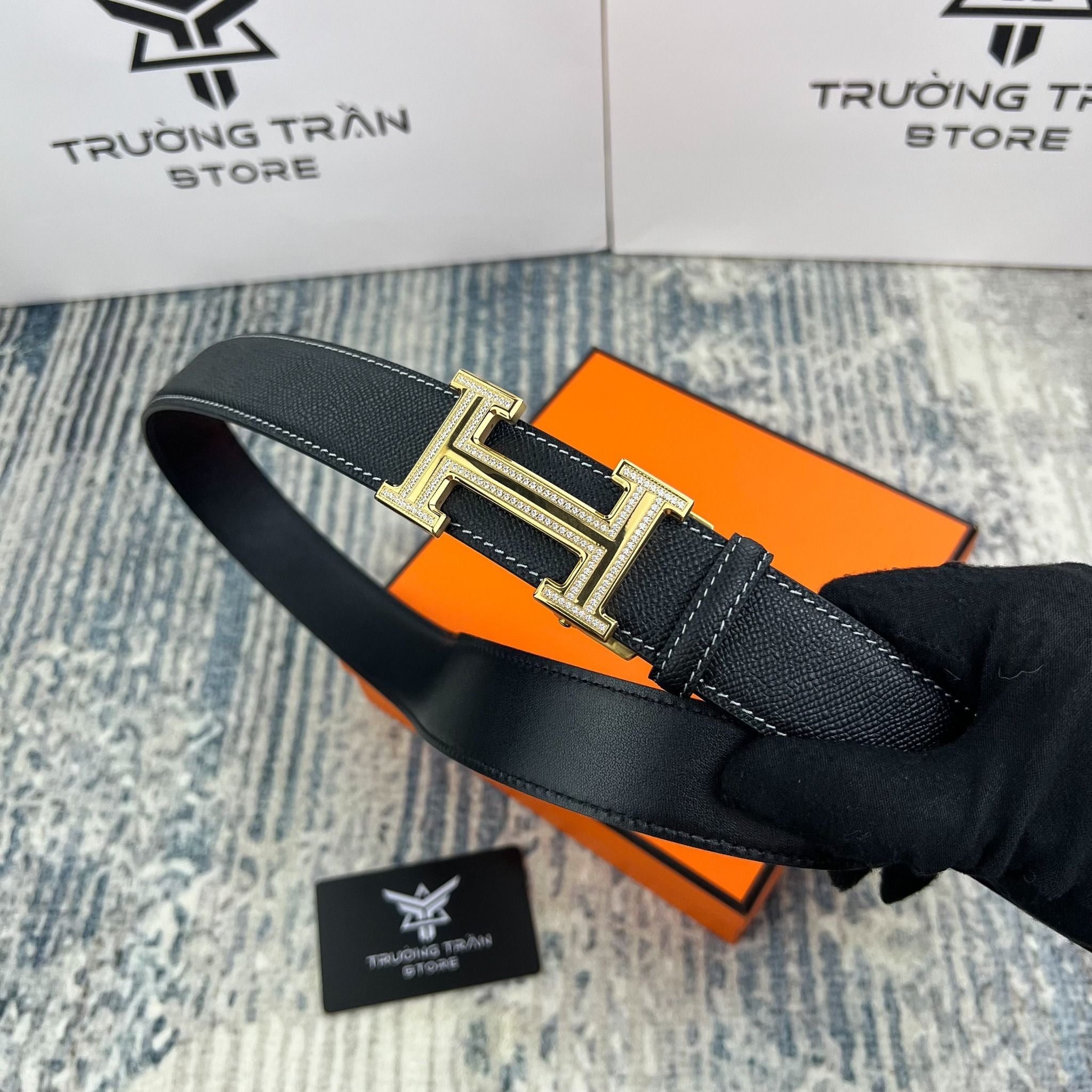 BELT 35 MM - Dây lưng Hermes - Nam - DLTT165