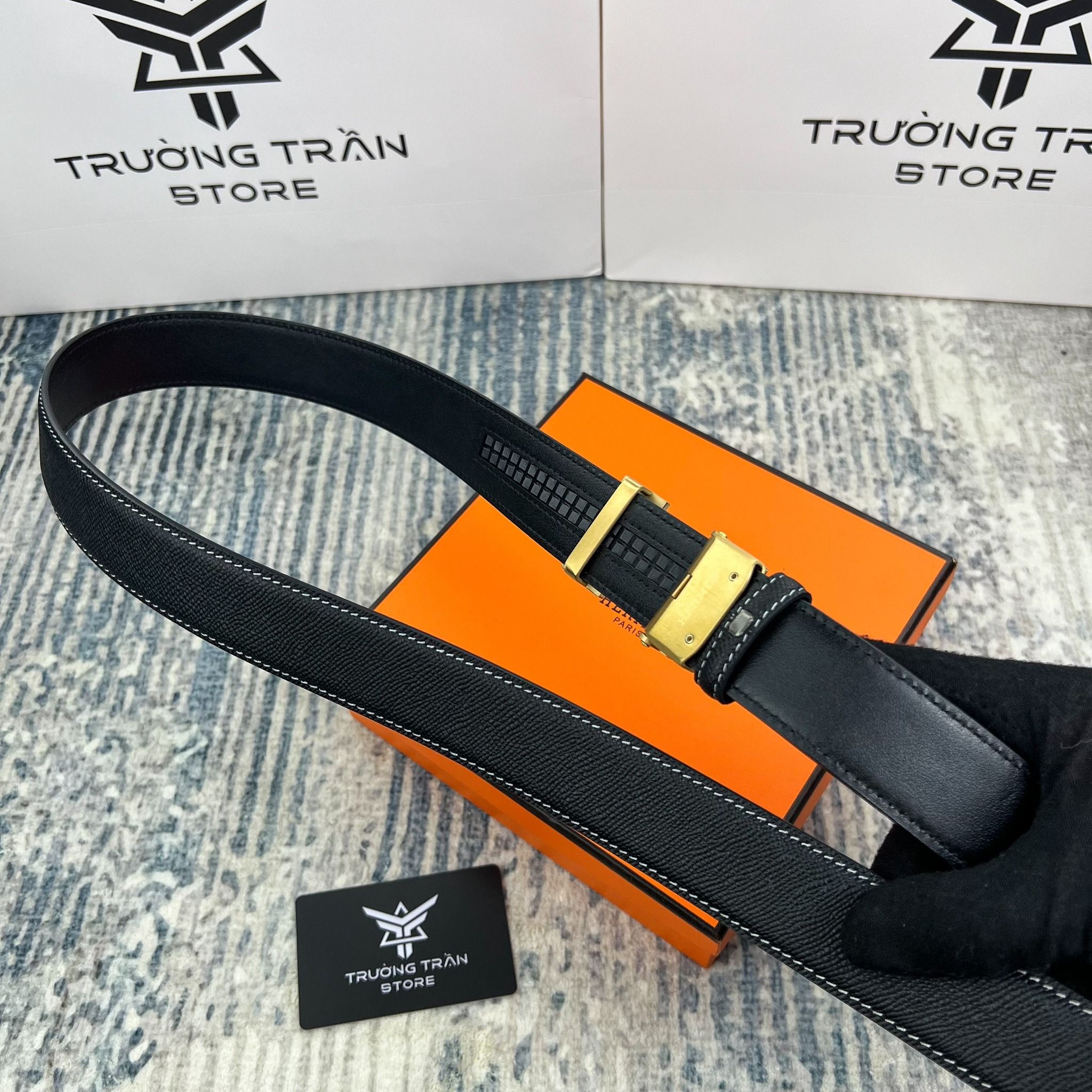 BELT 35 MM - Dây lưng Hermes - Nam - DLTT165