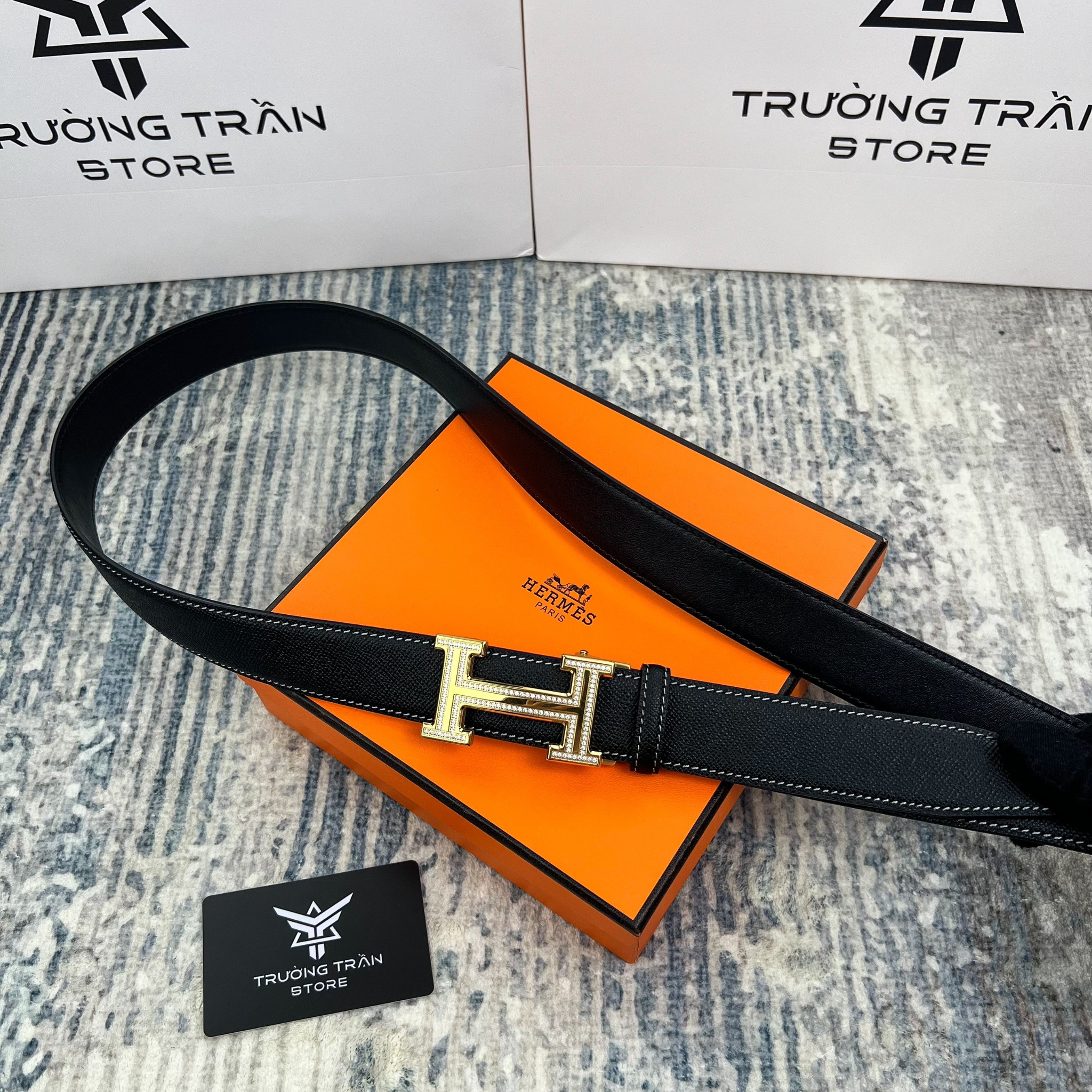 BELT 35 MM - Dây lưng Hermes - Nam - DLTT165
