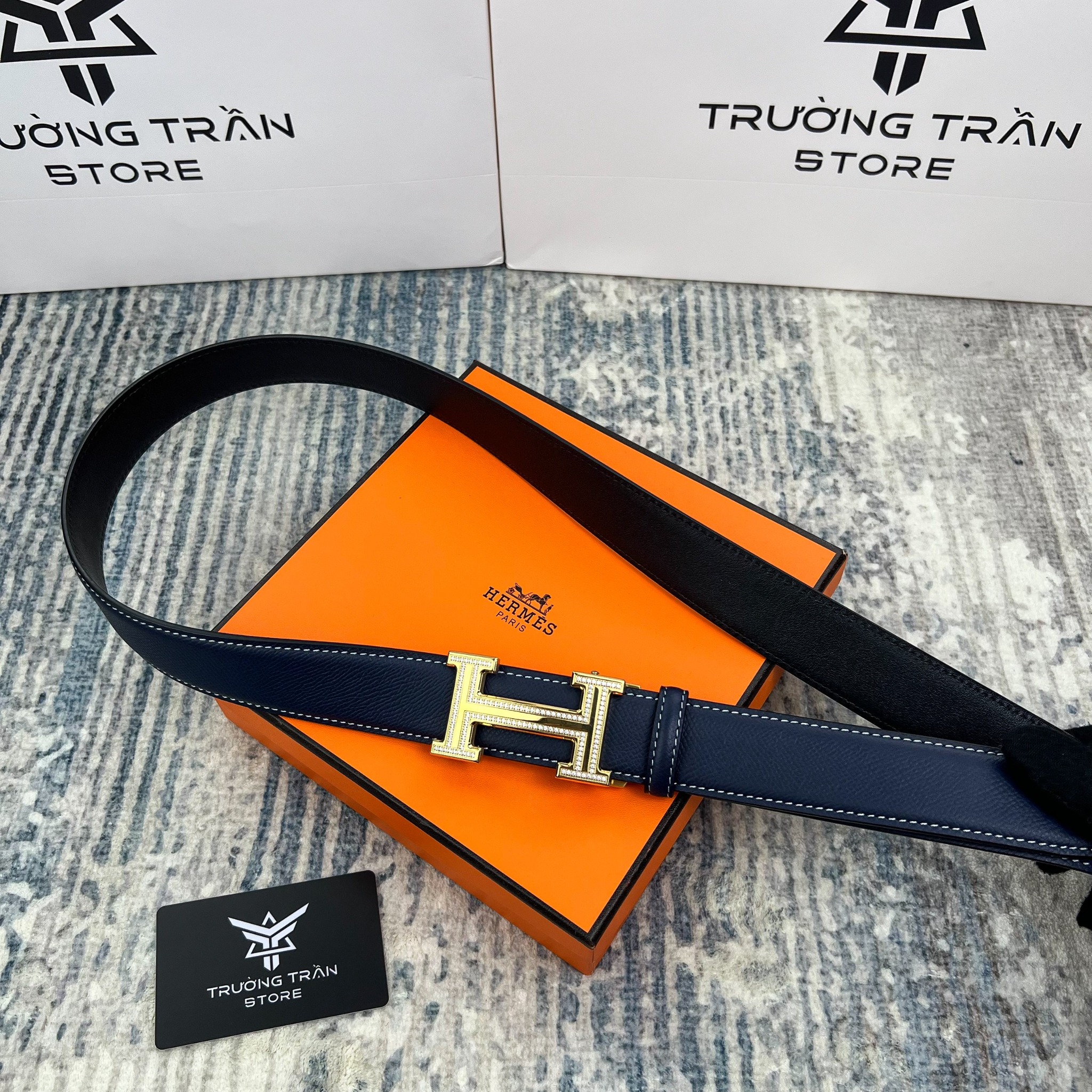 BELT 35 MM - Dây lưng Hermes - Nam - DLTT163