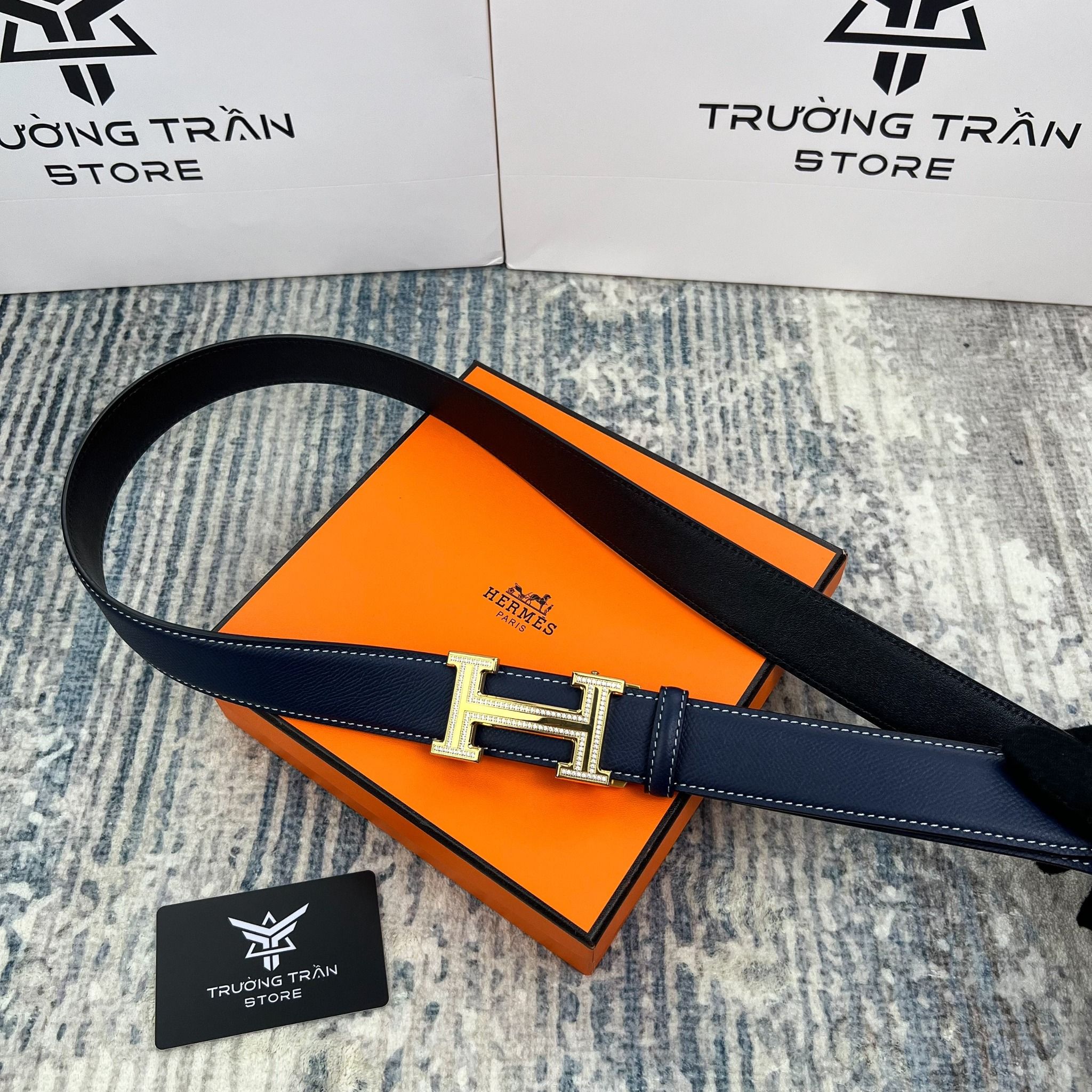 BELT 35 MM - Dây lưng Hermes - Nam - DLTT163