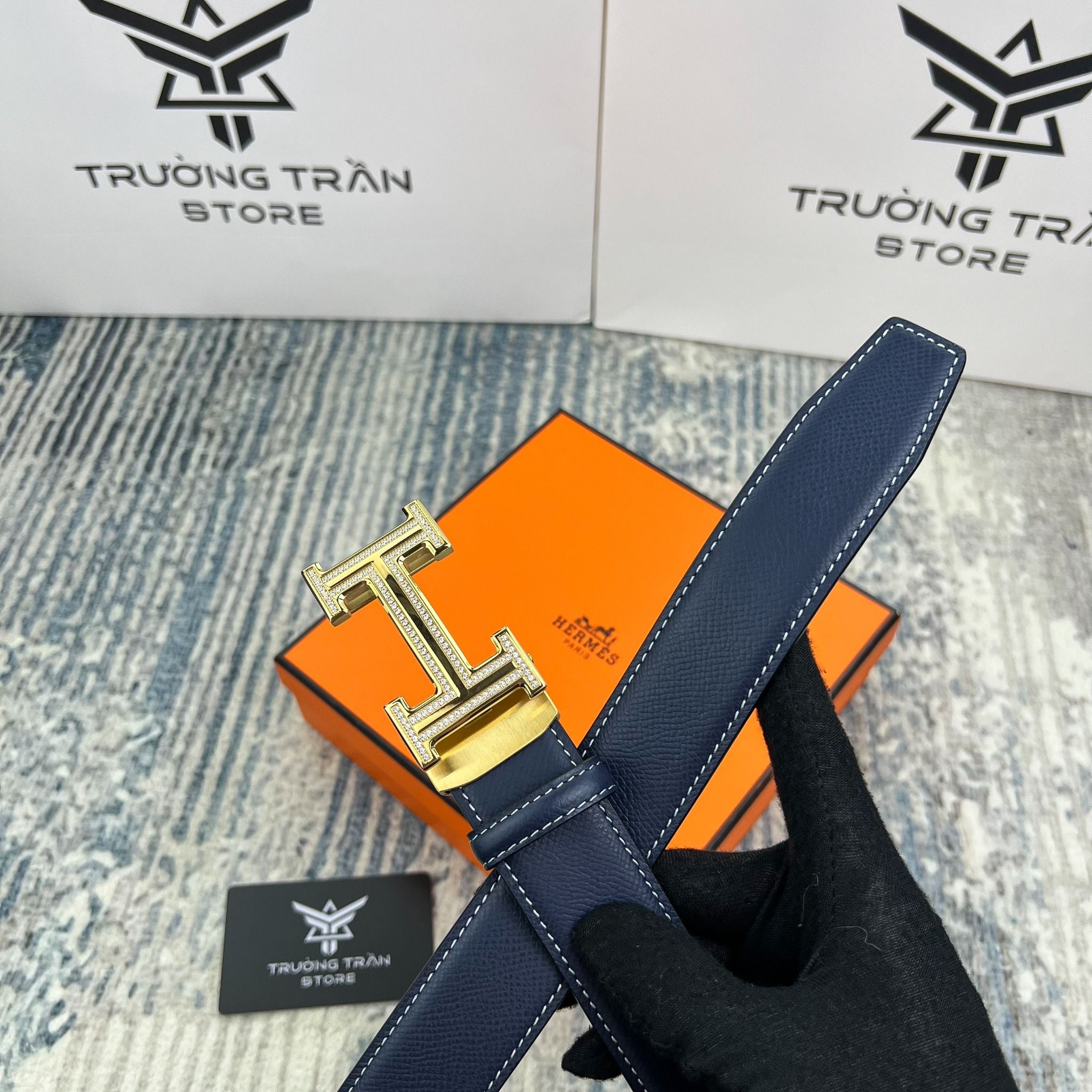 BELT 35 MM - Dây lưng Hermes - Nam - DLTT163