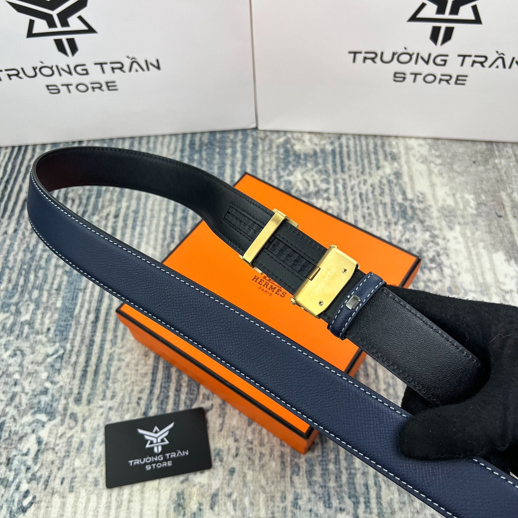 BELT 35 MM - Dây lưng Hermes - Nam - DLTT163