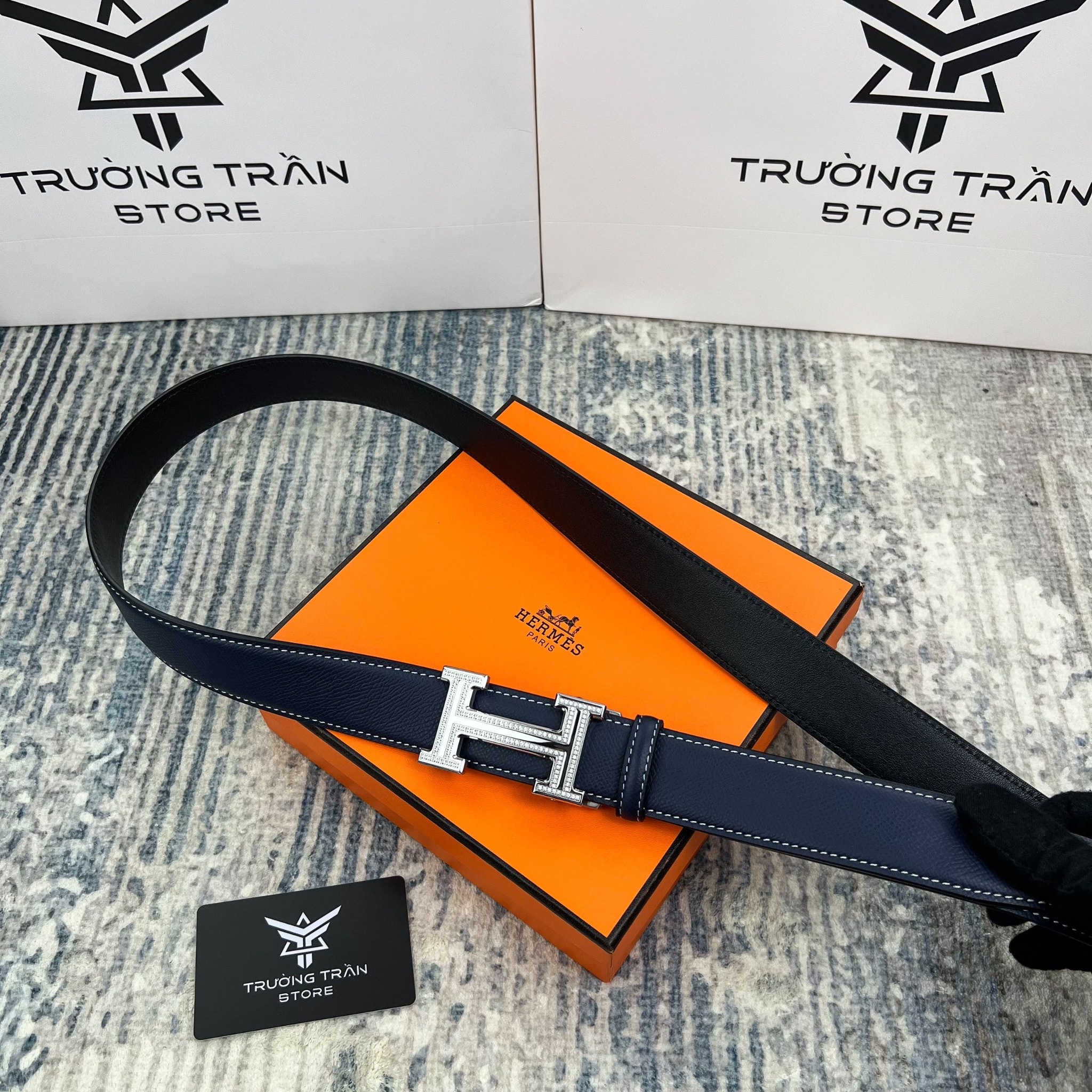 BELT 35 MM - Dây lưng Hermes - Nam - DLTT164